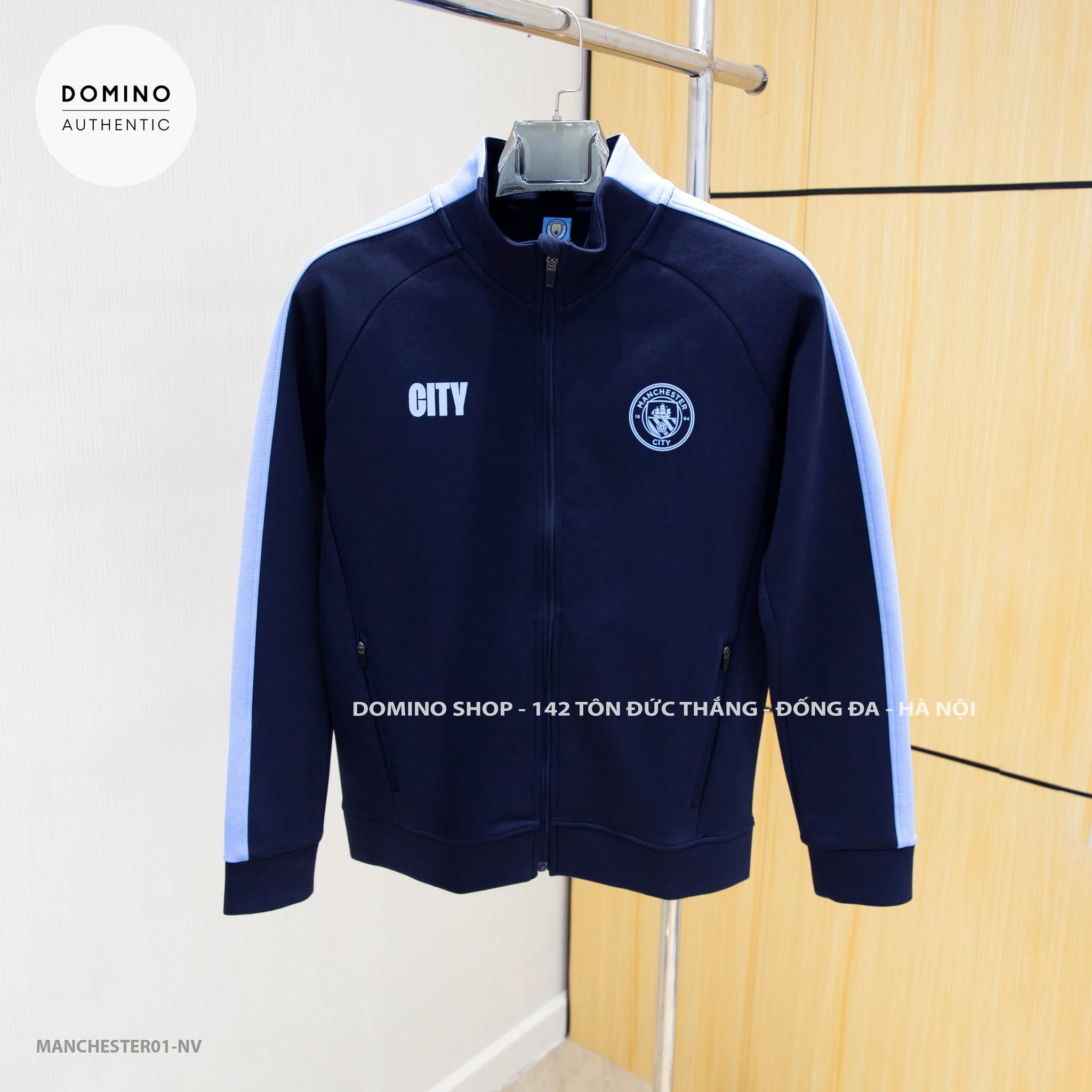 MANCHESTER CITY FC TRACK JACKET - NAVY - MANCHESTER01-NV