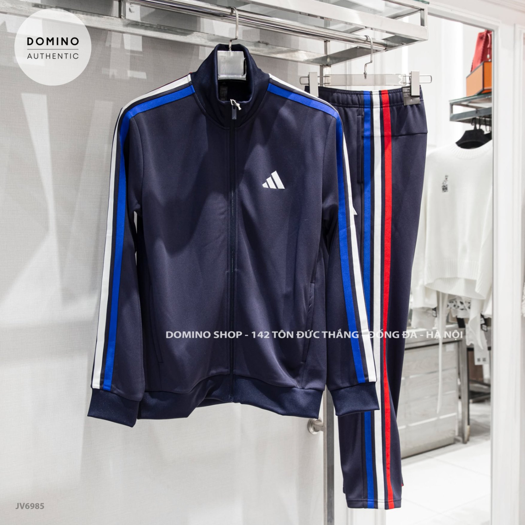 ADIDAS MEN'S THREE STRIPES TRACKSUIT, STRAIGHT TUBE - JV6981 - JV6985