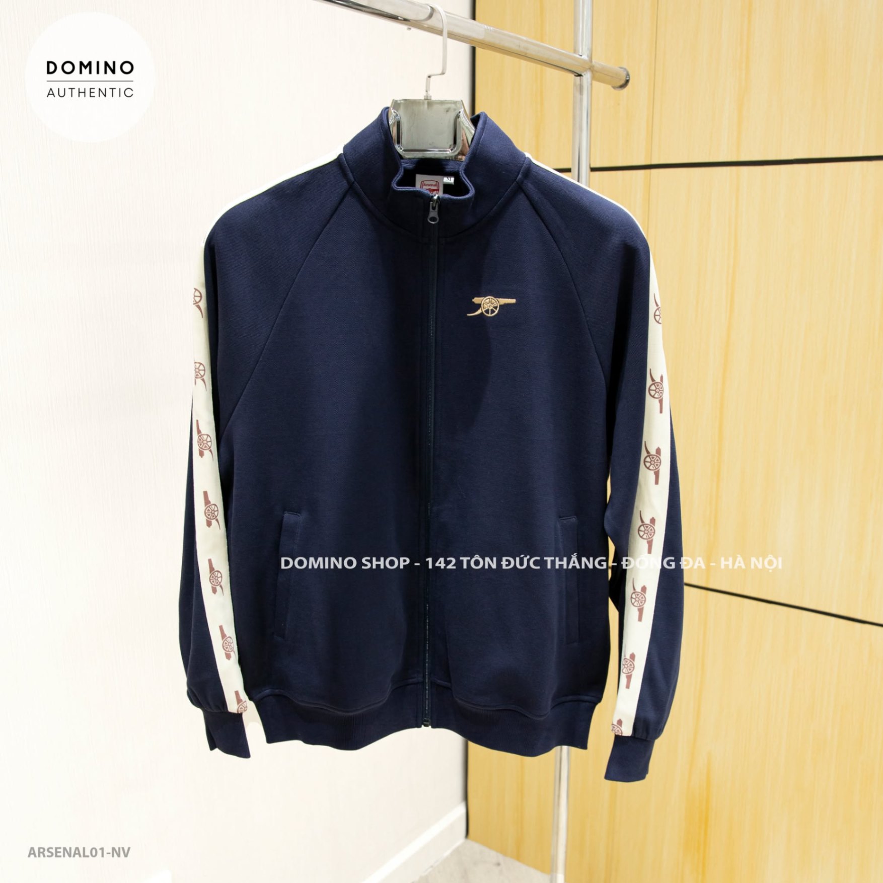 ASENAL REEBOK MENS CLASSIC VECTOR TAPE TRACKTOP - ARSENAL01-NV
