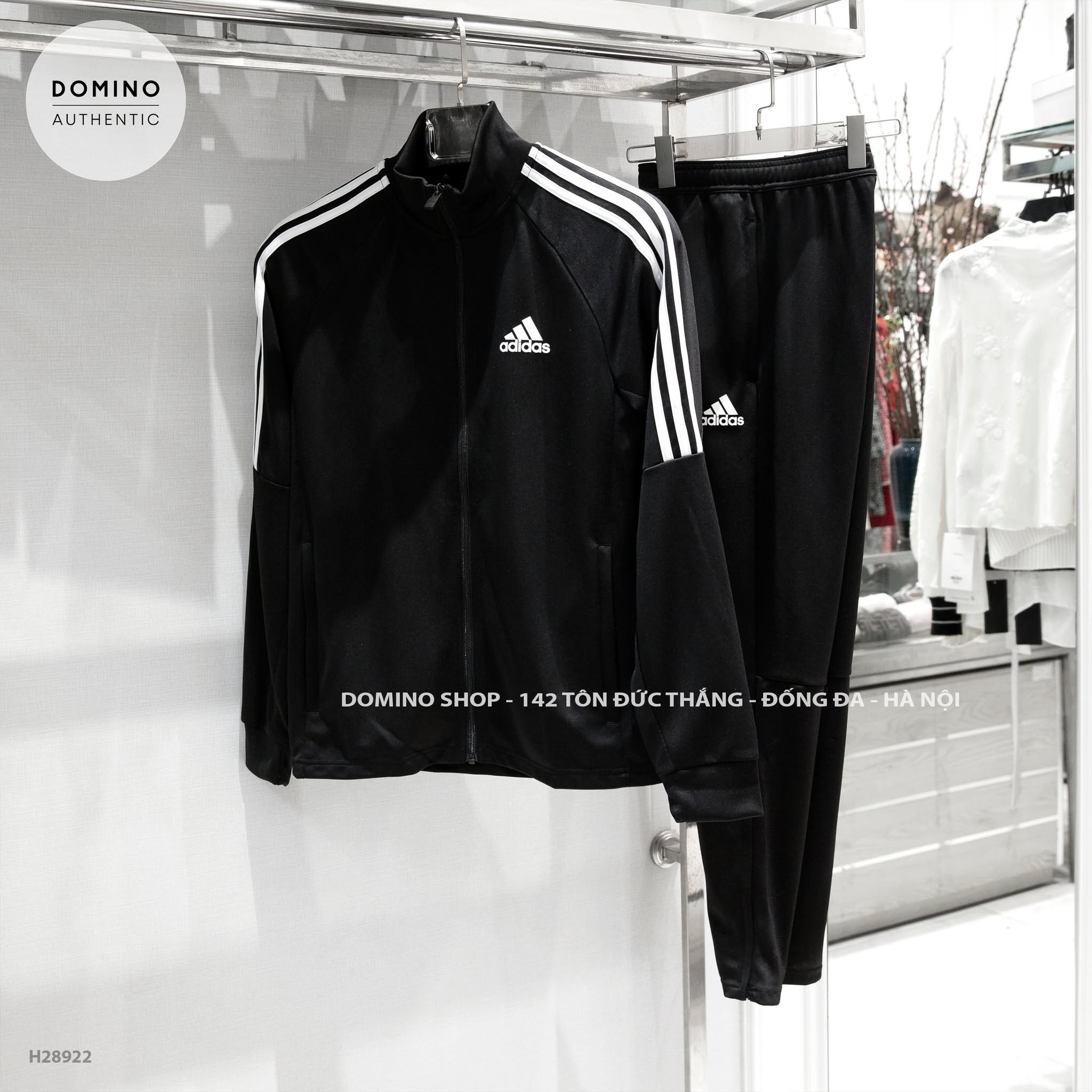 ADIDAS MEN'S SERENO TRACKSUIT BLACK - H28922