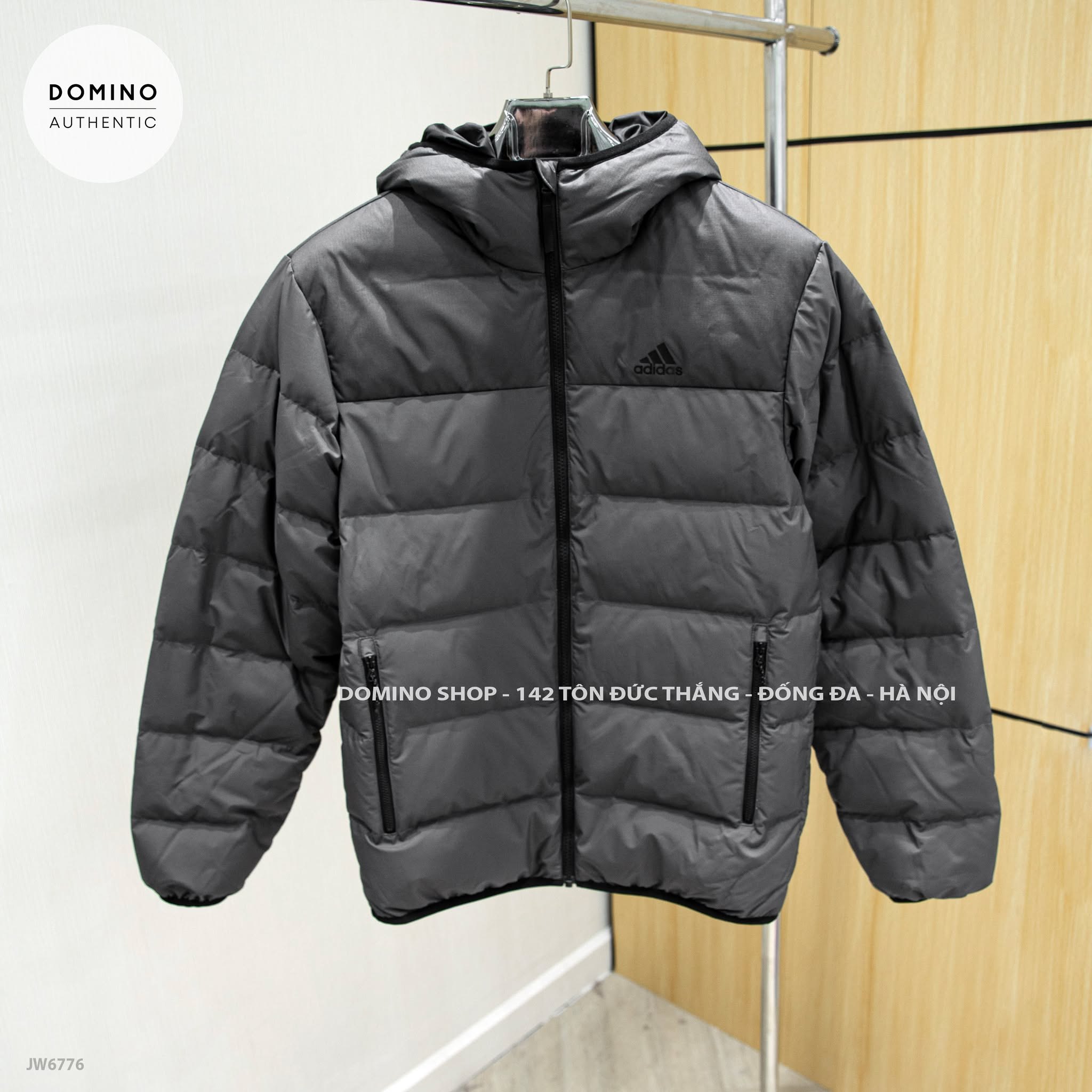 ADIDAS DUCK DOWN JACKET GREY - JW6776