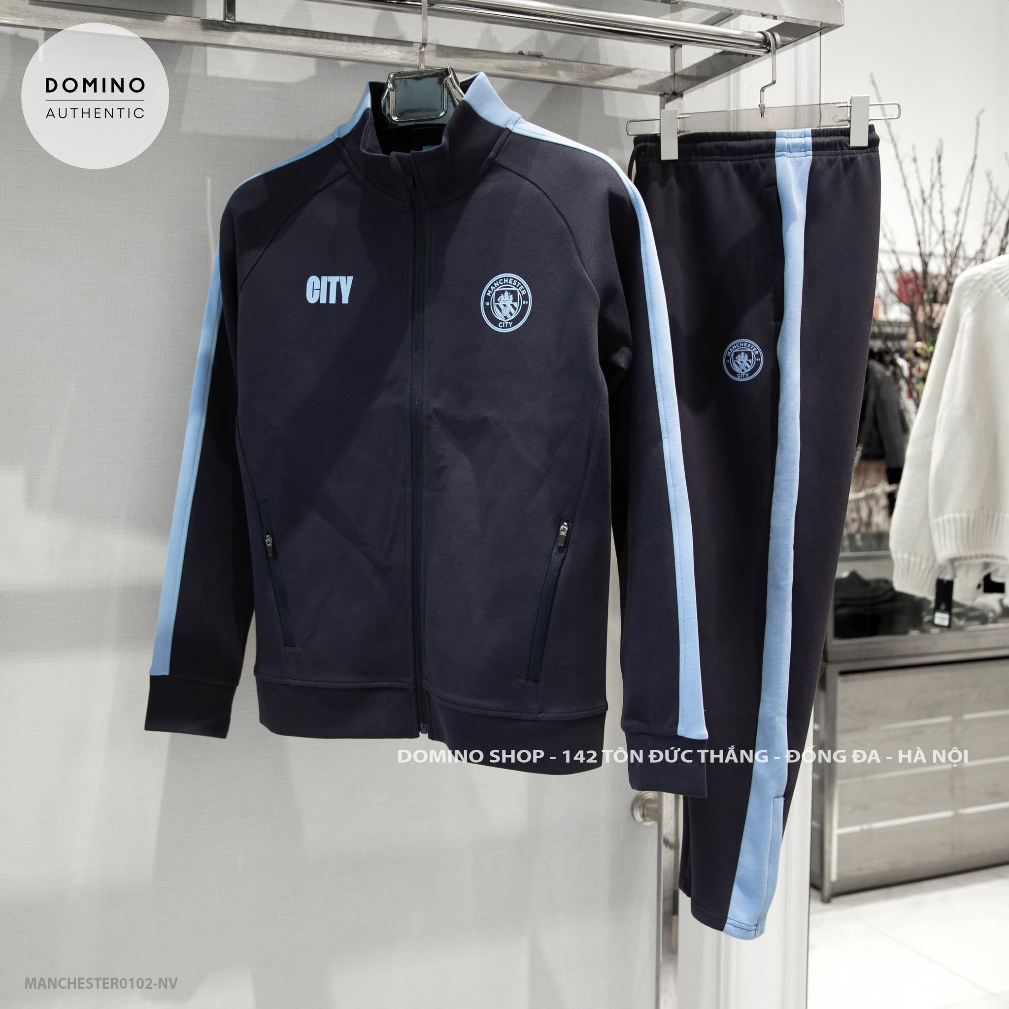MANCHESTER CITY FC TRACKSUIT NAVY - MANCHESTER01-NV - MANCHESTER02-NV