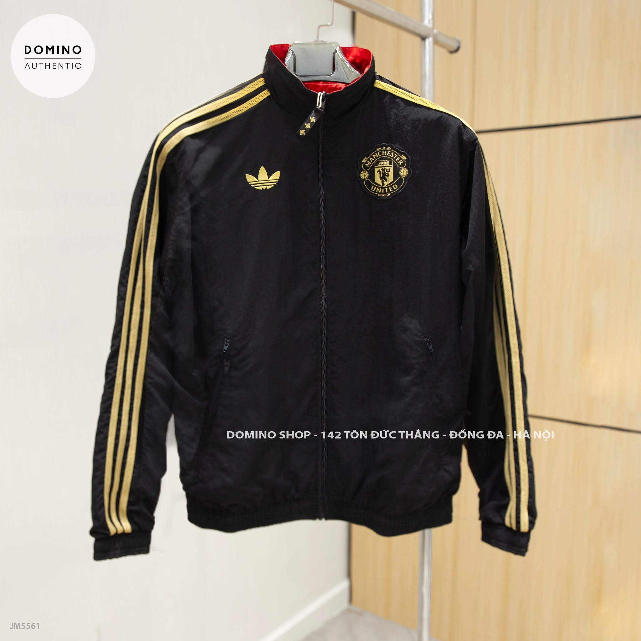 ADIDAS MANCHESTER UNITED CULTURAL STORY REVERSIBLE JACKET - JM5561