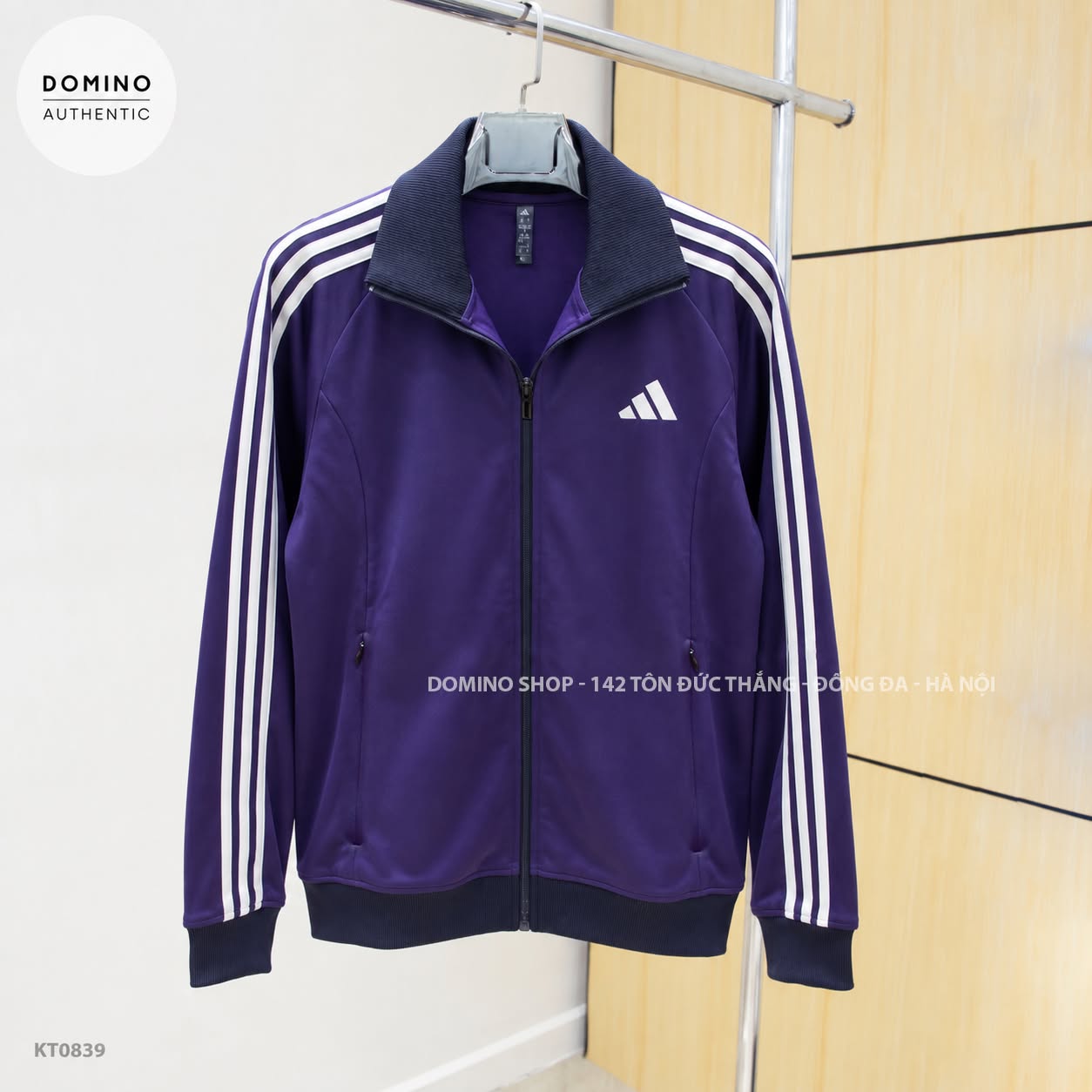 ADIDAS 3-STRIPES TRACKTOP JACKET 'PURPLE' - KT0839
