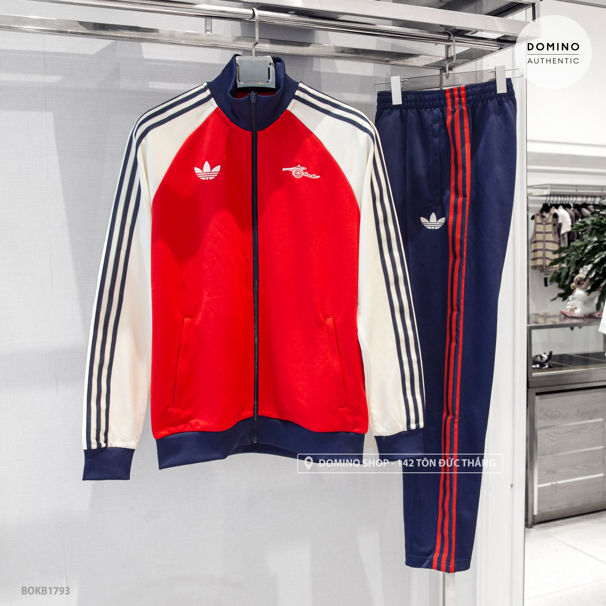 ADIDAS ARSENAL FC OG TRACK TOP MEN'S OUTFIT 'RED/NAVY' TÚI KHÓA - KB1757 - KB1793