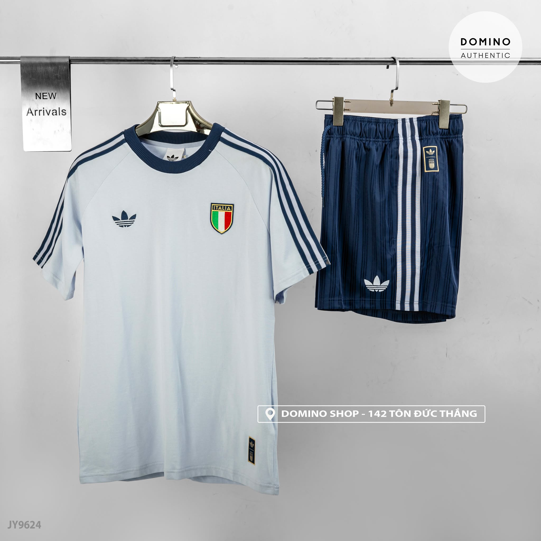 ADIDAS BLUE ITALY ORIGINALS T-SHIRT – TÚI KHÓA – JY9624 – JY9625