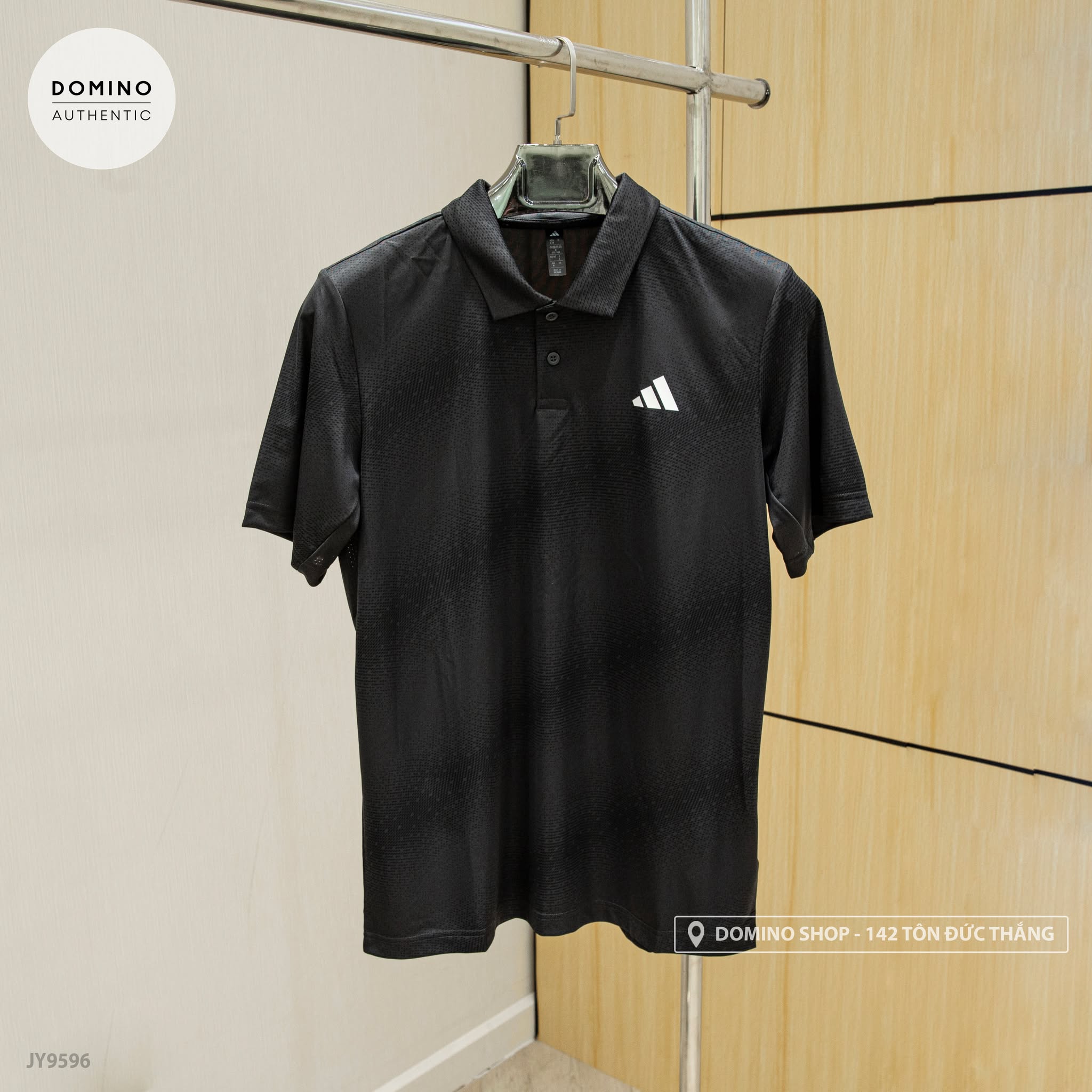 ADIDAS CLUB GRAPHIC POLO - BLACK - JY9596