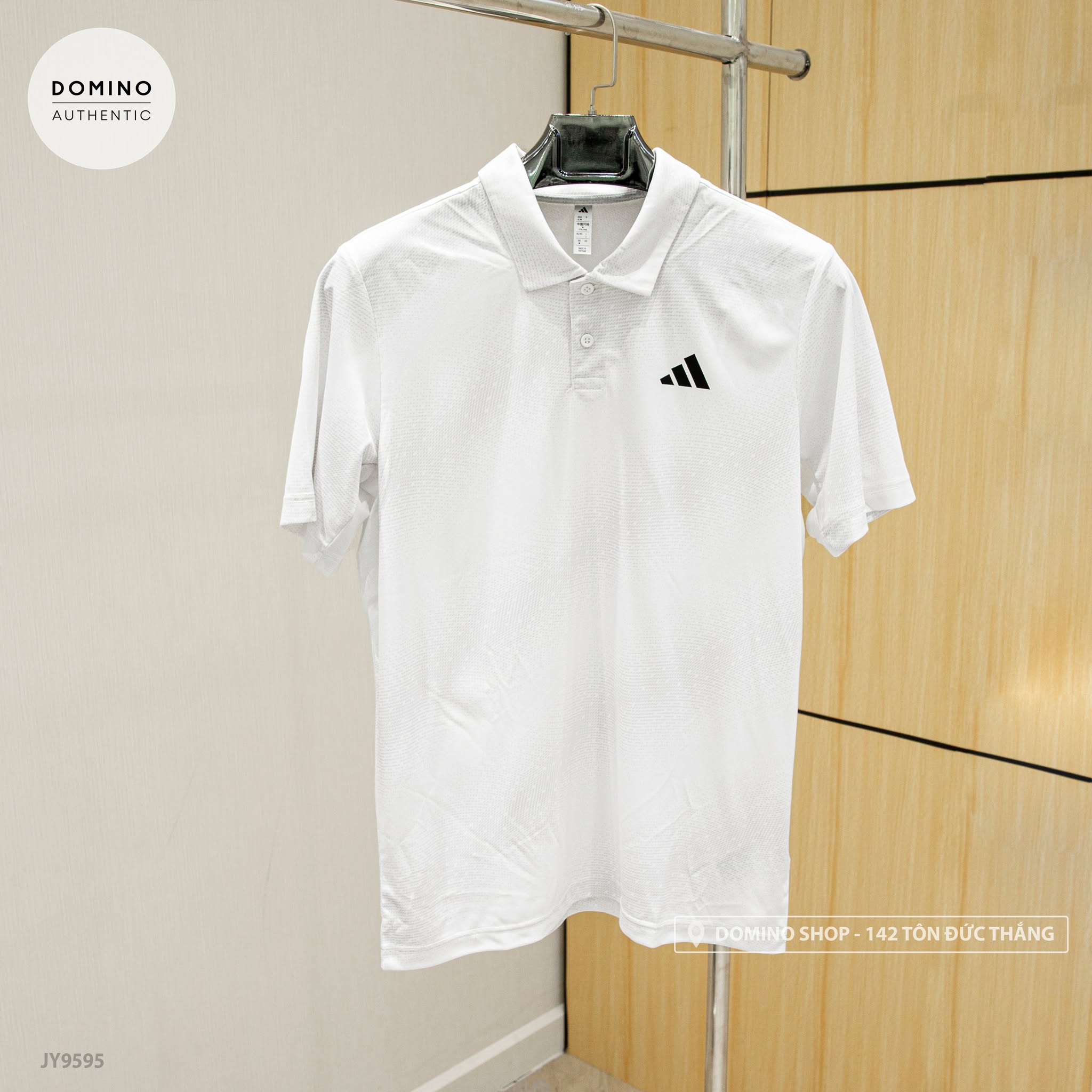 ADIDAS CLUB GRAPHIC POLO - WHITE - JY9595