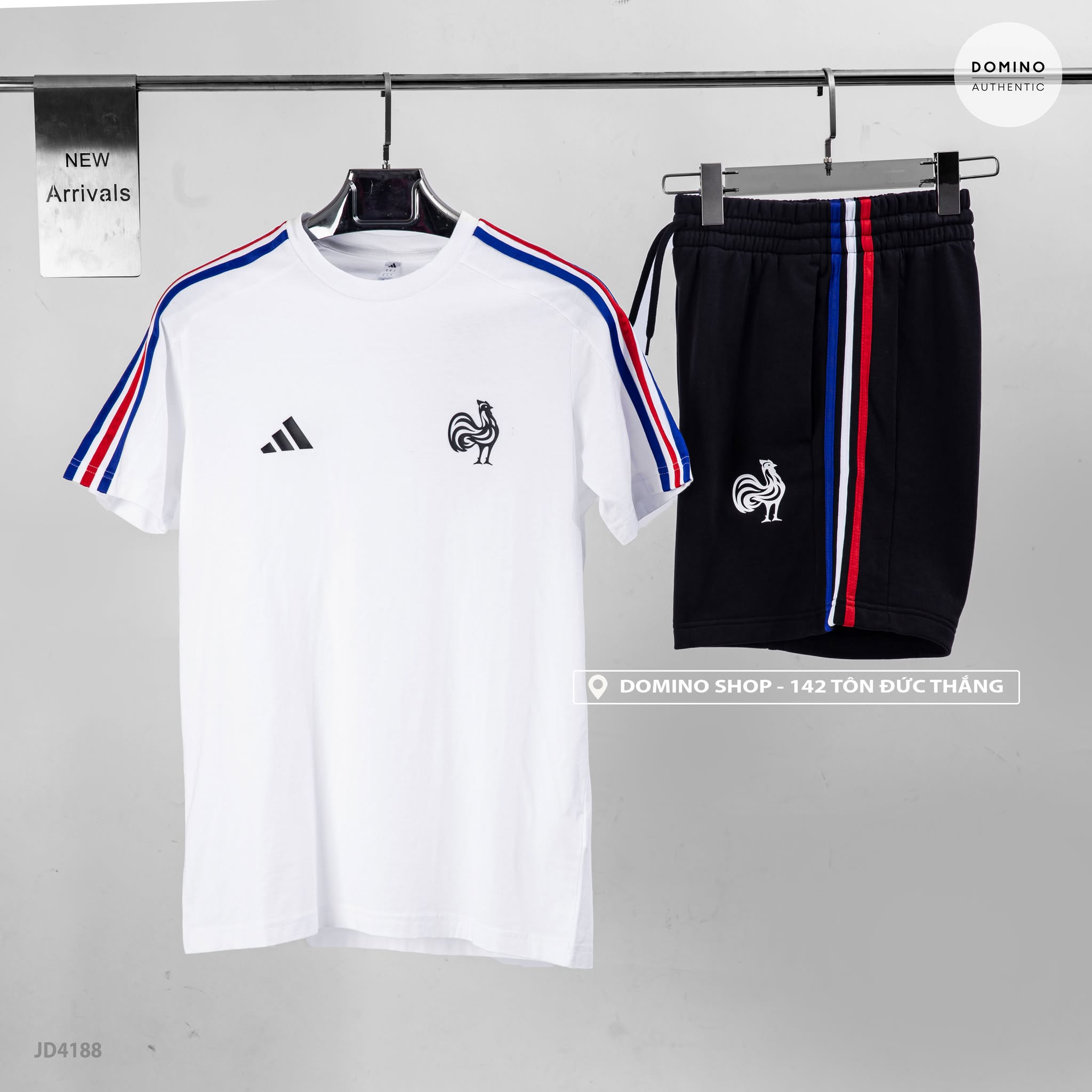 ADIDAS COMPLETO UOMO FRANCIA - JD4188 - JD4296