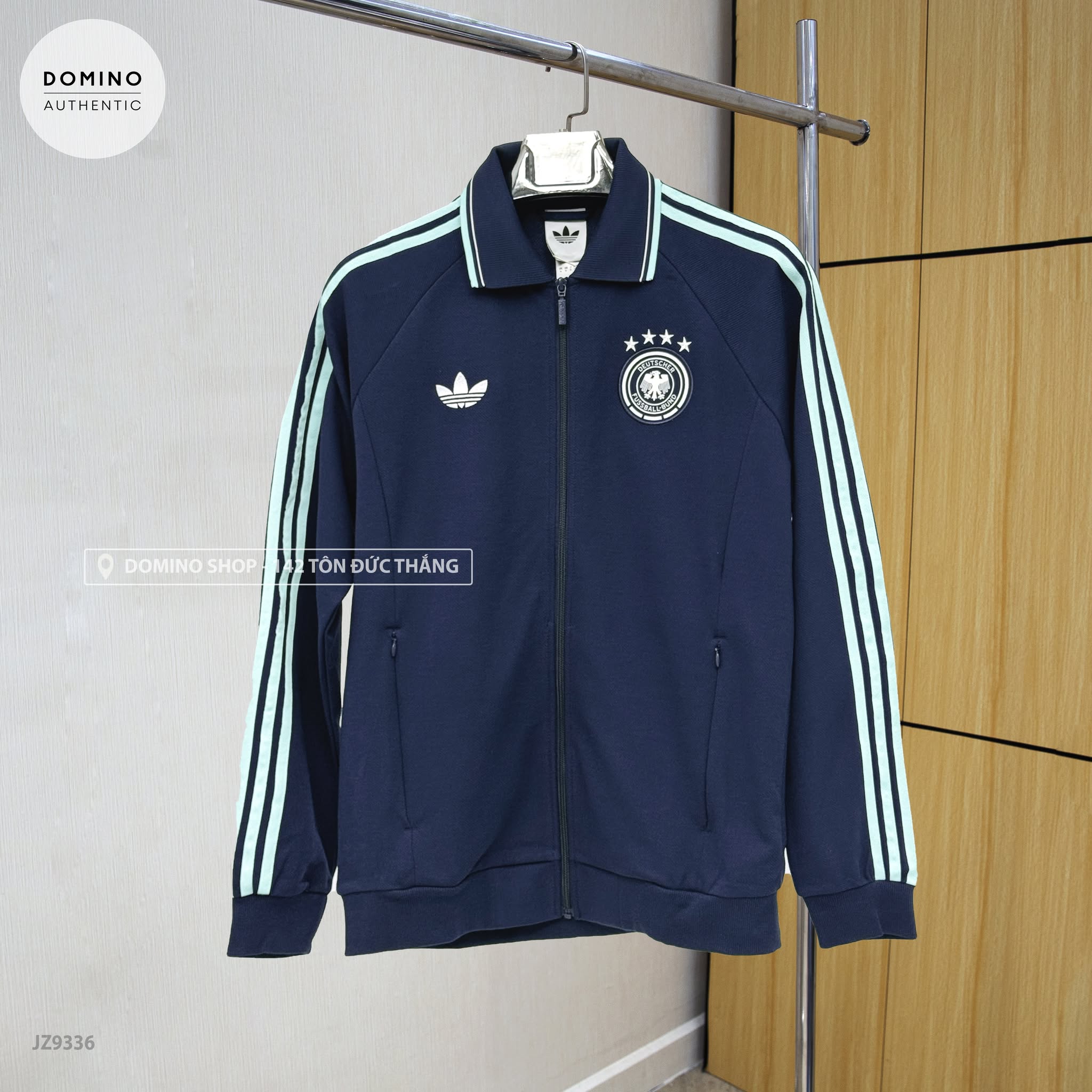ADIDAS DFB AWAY ANTHEM JACKET COLLEGIATE NAVY - JZ9336