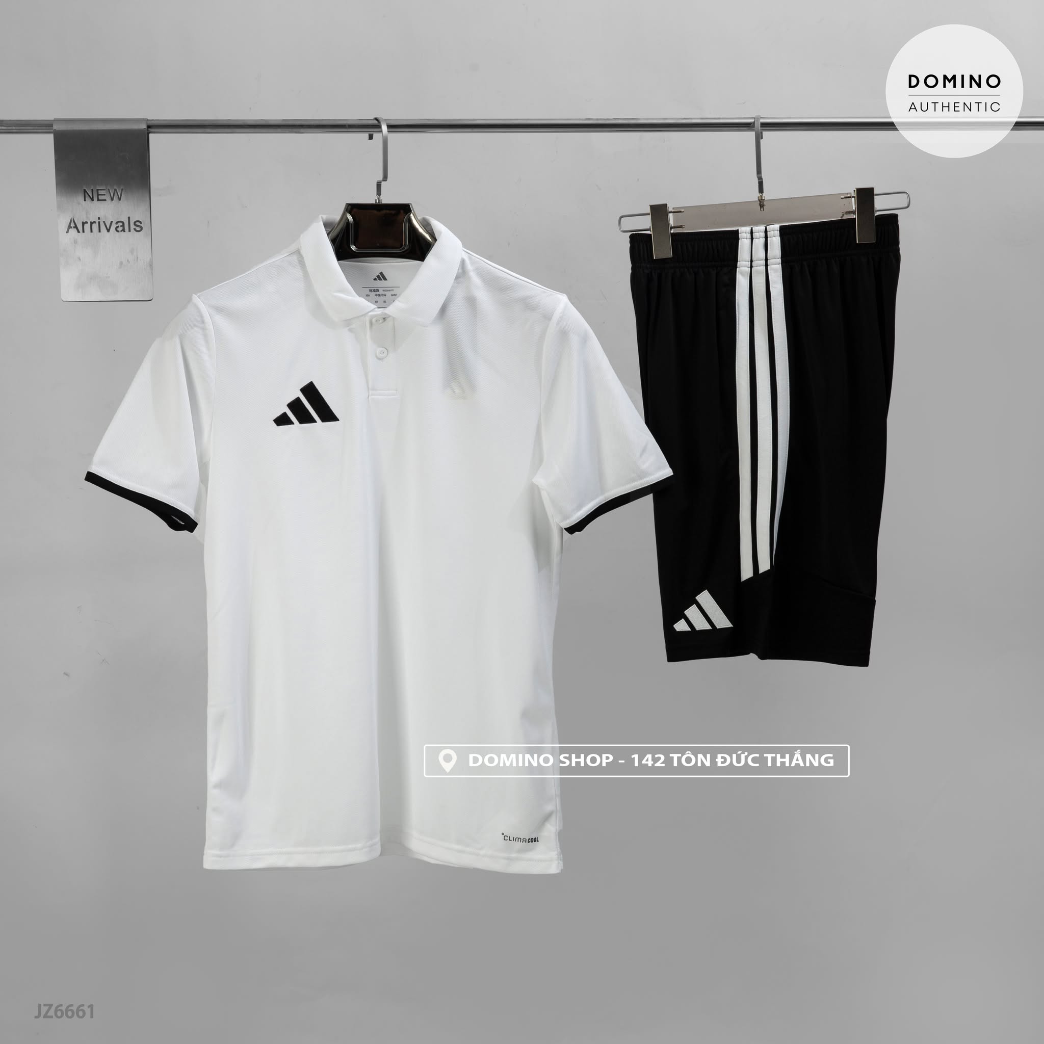 ADIDAS ENTRADA26 WHITE/BLACK MEN'S TÚI KHÓA - JY9719 - JZ6661