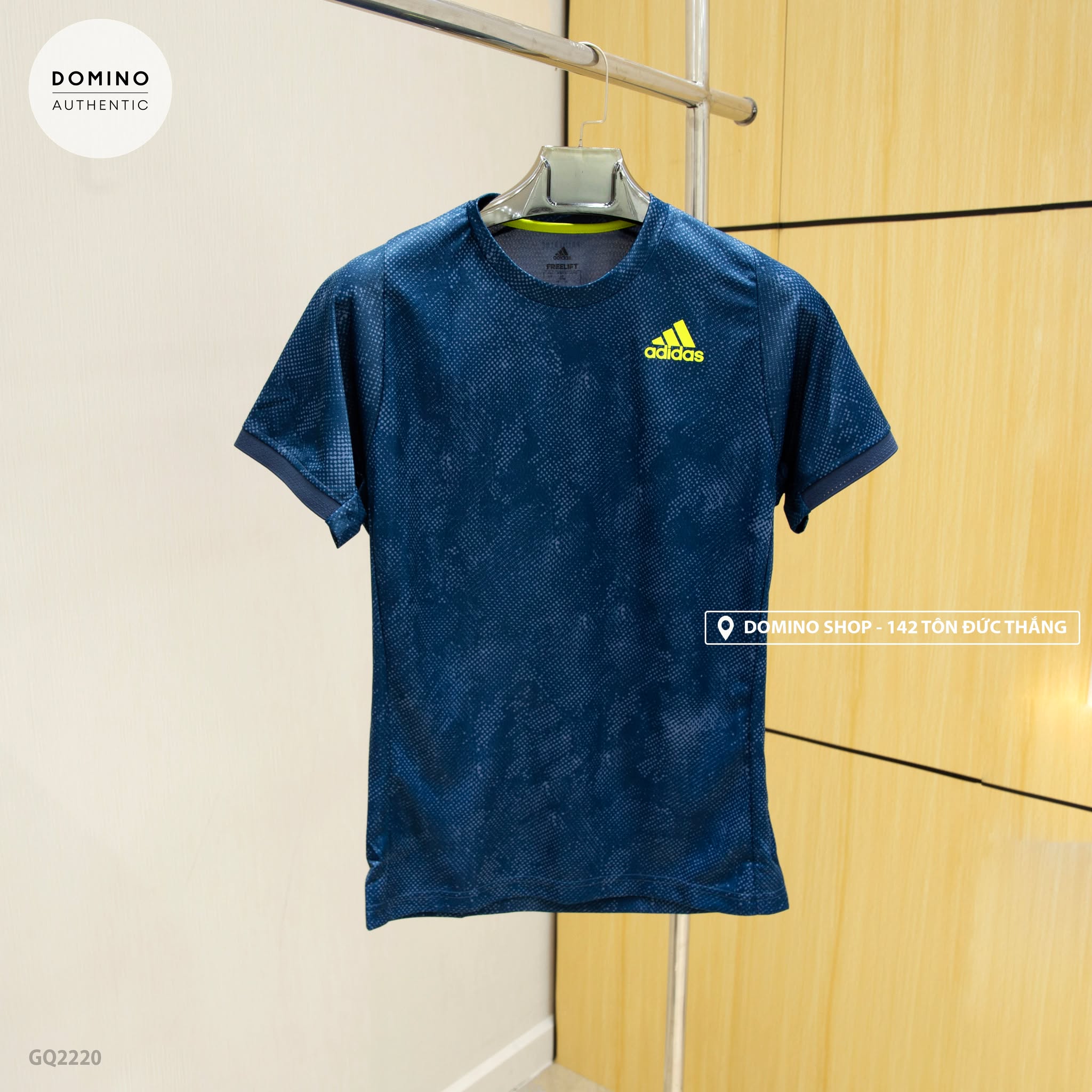 ADIDAS FREELIFT PRINTER T-SHIRT PRIMEBLUE BLUE - GQ2220