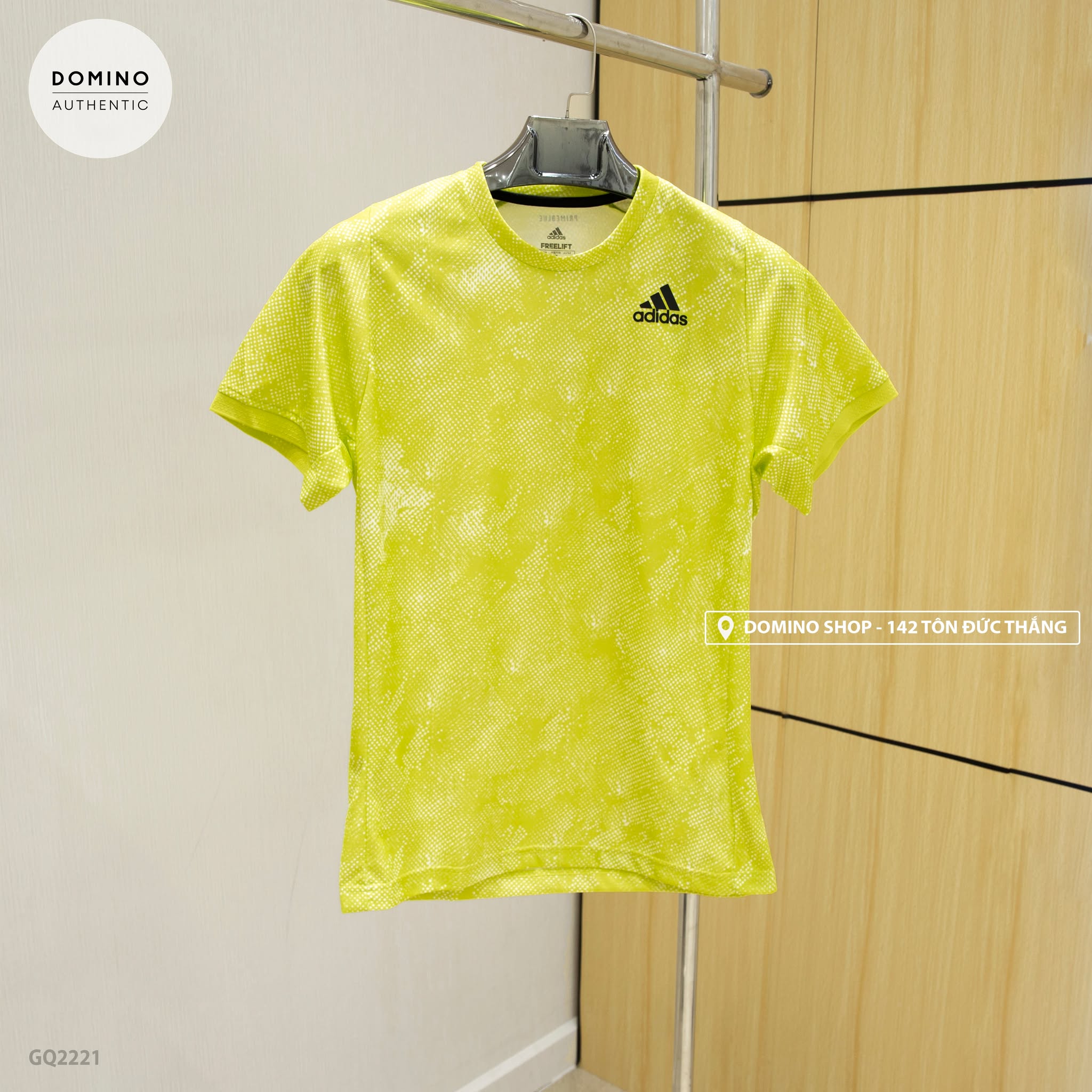 ADIDAS FREELIFT PRINTER T-SHIRT PRIMEBLUE YELLOW - GQ2221
