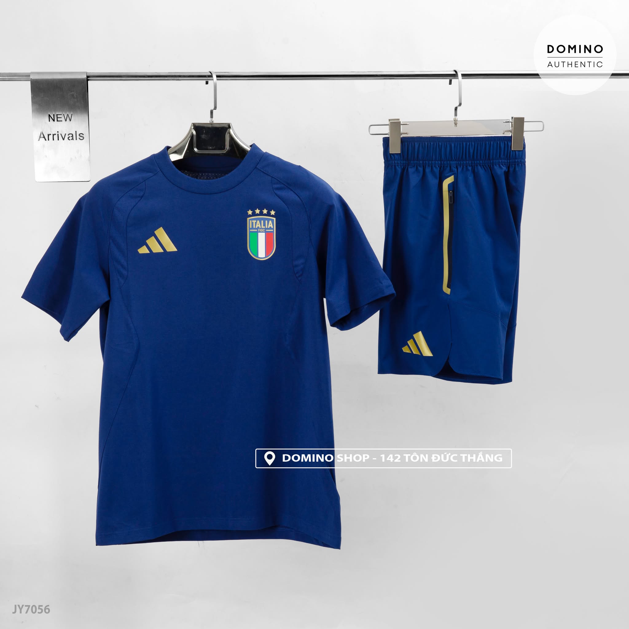 ADIDAS ITALY TIRO TRAVEL FOOTBALL 'BLUE' TÚI KHÓA - JY7055 - JY7056