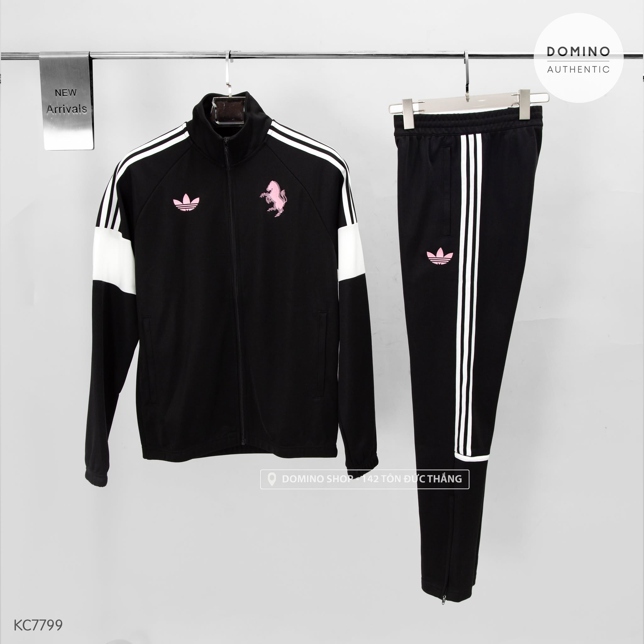 ADIDAS JUVENTUS LIFESTYLER BLACK -TÚI KHOÁ- KC7797 - KC7799