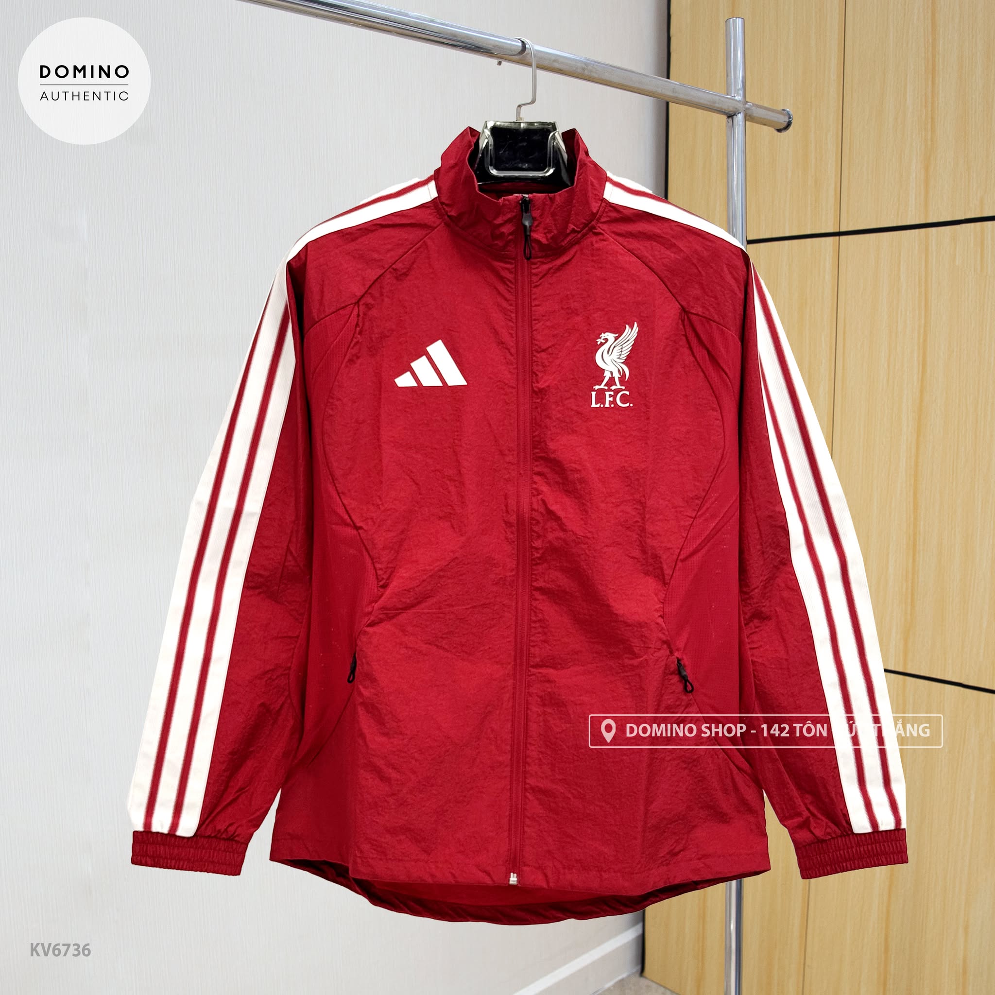 ADIDAS LIVERPOOL FC HOME ANTHEM JACKET ' RED' - KV6736