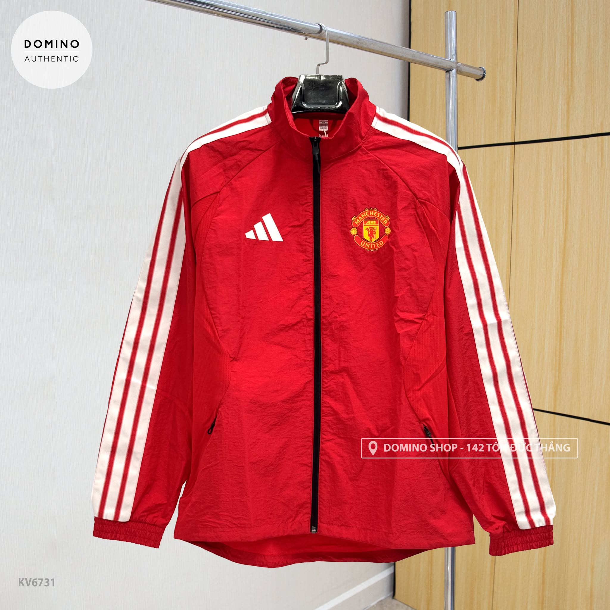 ADIDAS MANCHESTER UNITED HOME ANTHEM JACKET ' RED' - KV6731