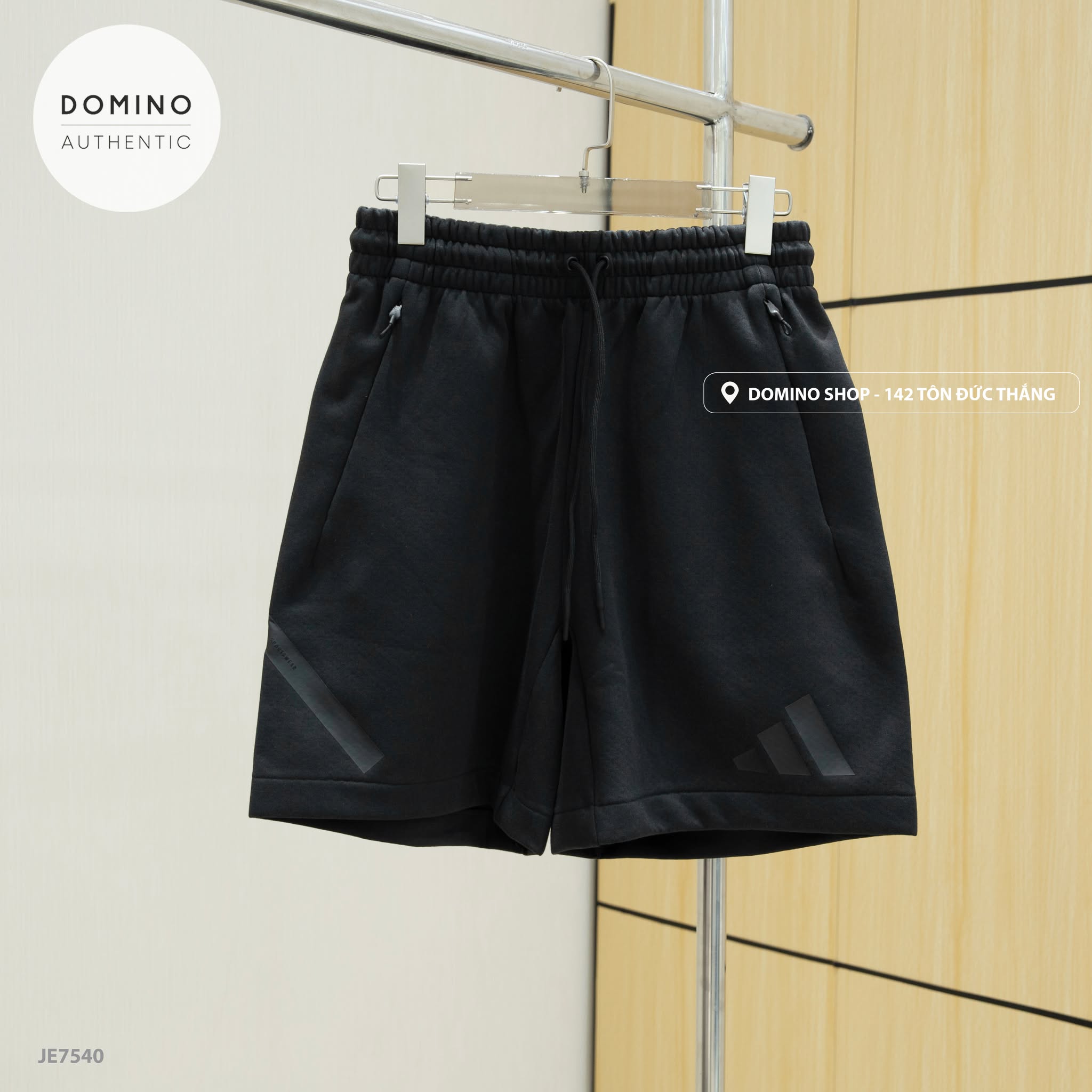 ADIDAS NEW Z.N.E MEN'S SHORT 'BLACK' TÚI KHÓA - JE7540