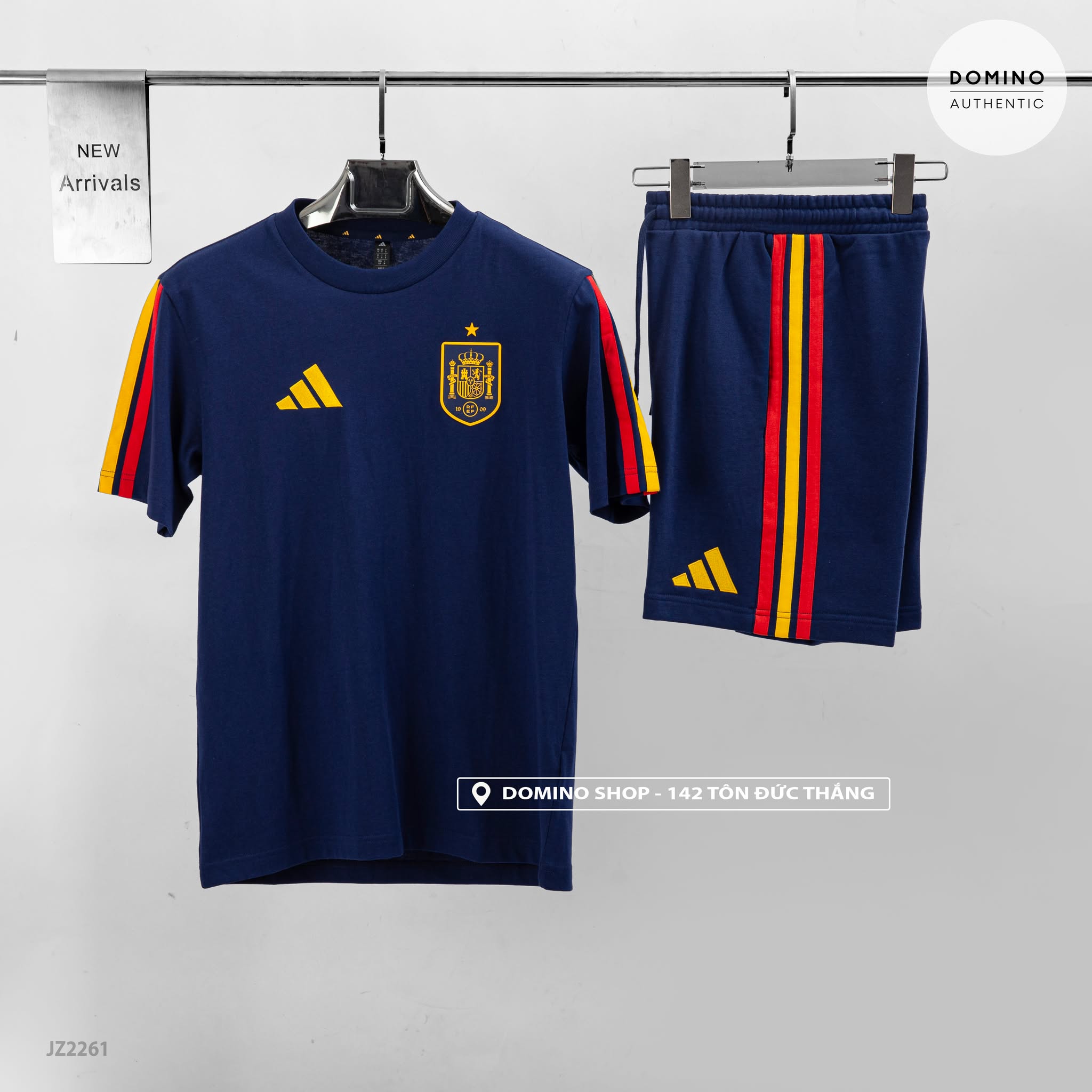 ADIDAS SPAIN DNA MEN'S FOOTBALL T-SHIRT JZ2261 - JZ2262