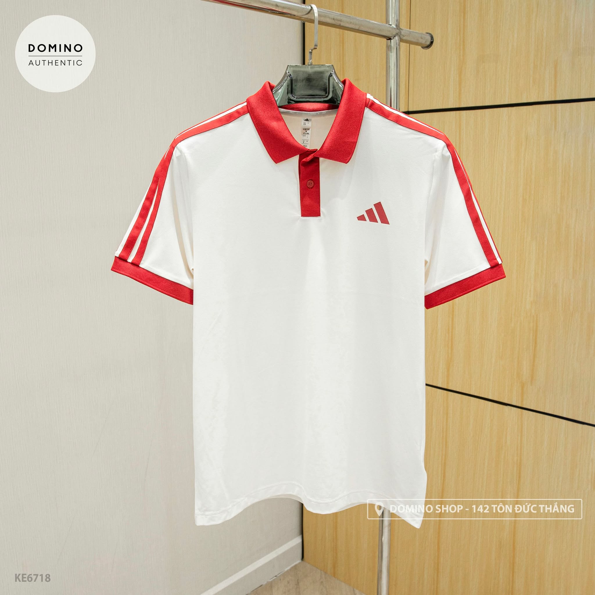 ADIDAS TENNIS CLASSICS POLO SHIRT - CHALK WHITE - KE6718
