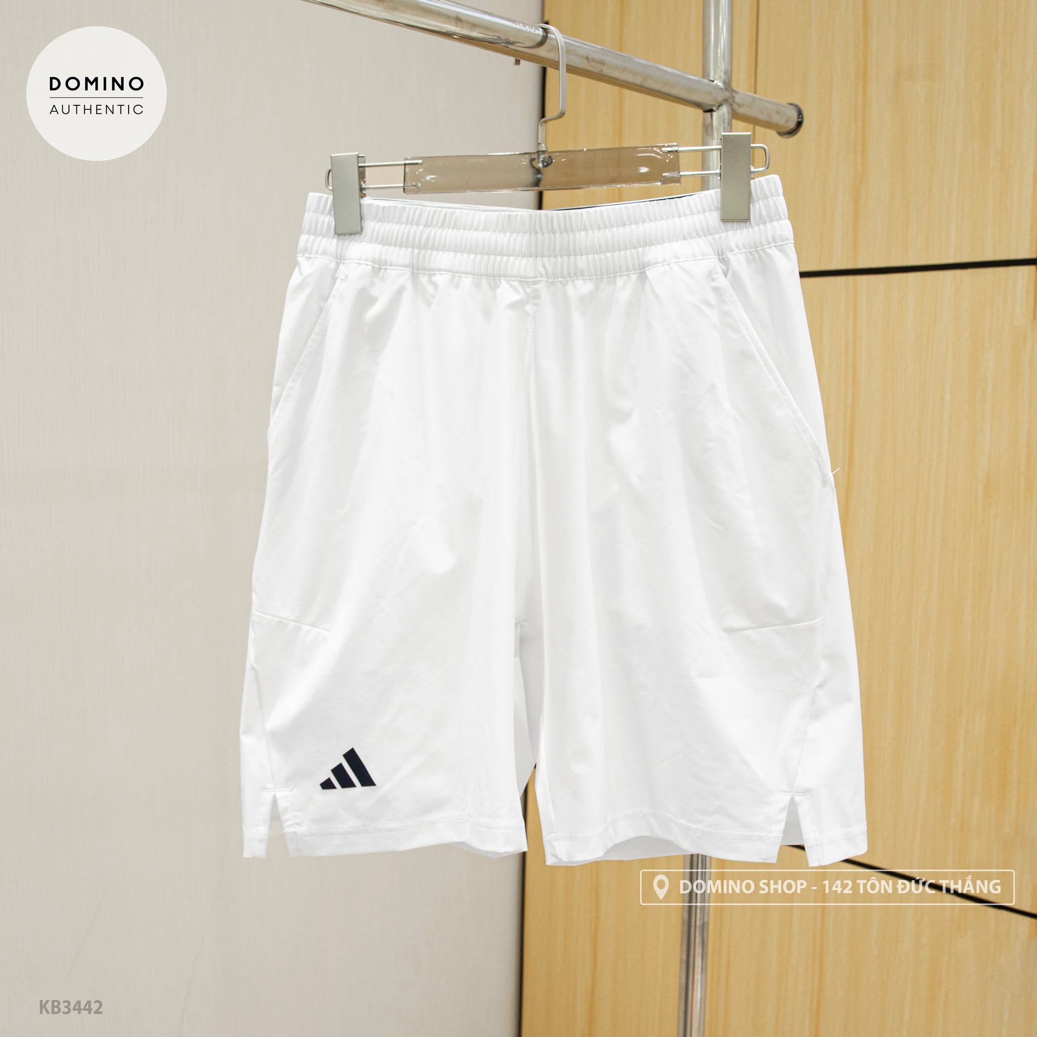 ADIDAS TENNIS CLIMACOOL SHORTS & TIGHTS SET - WHITE - KB3442