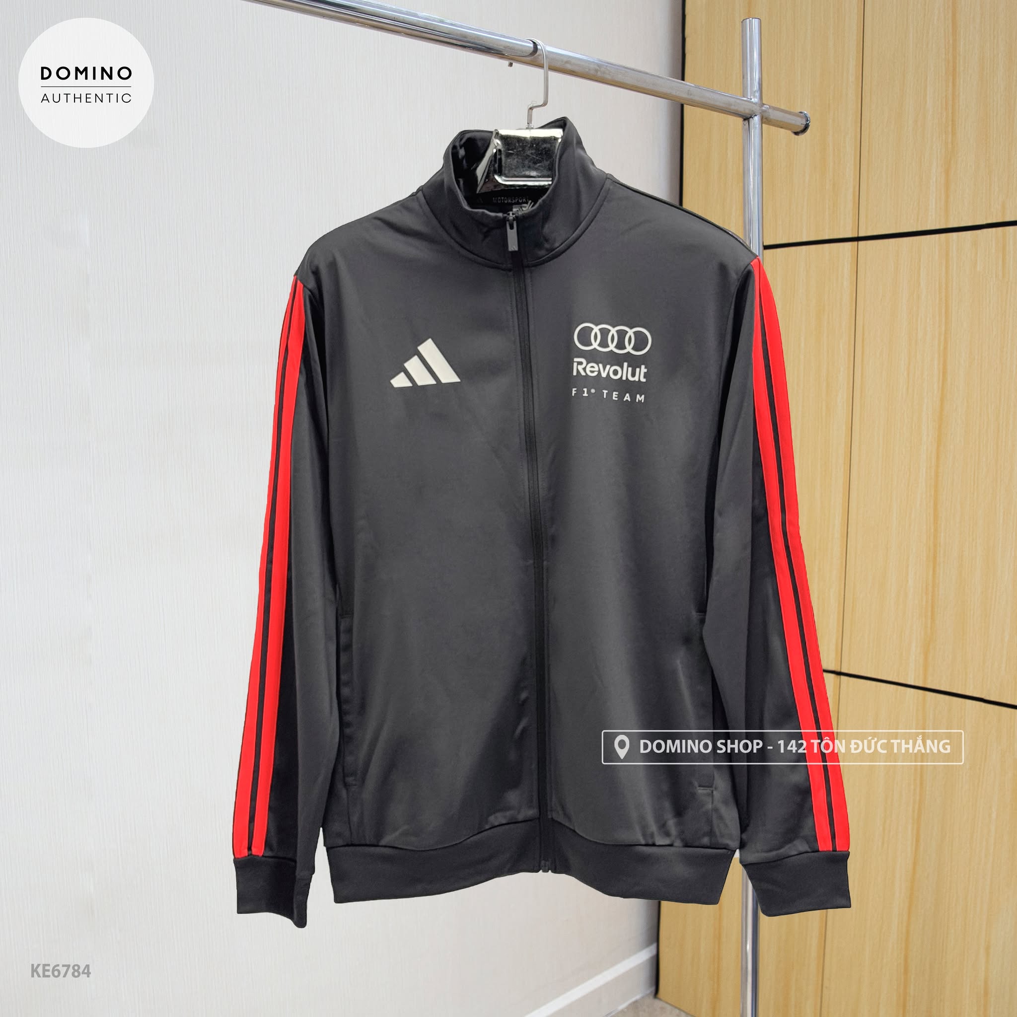 ADIDAS TRACK TOP AUDI REVOLUT F1 TEAM DNA 'GREY' - KE6784