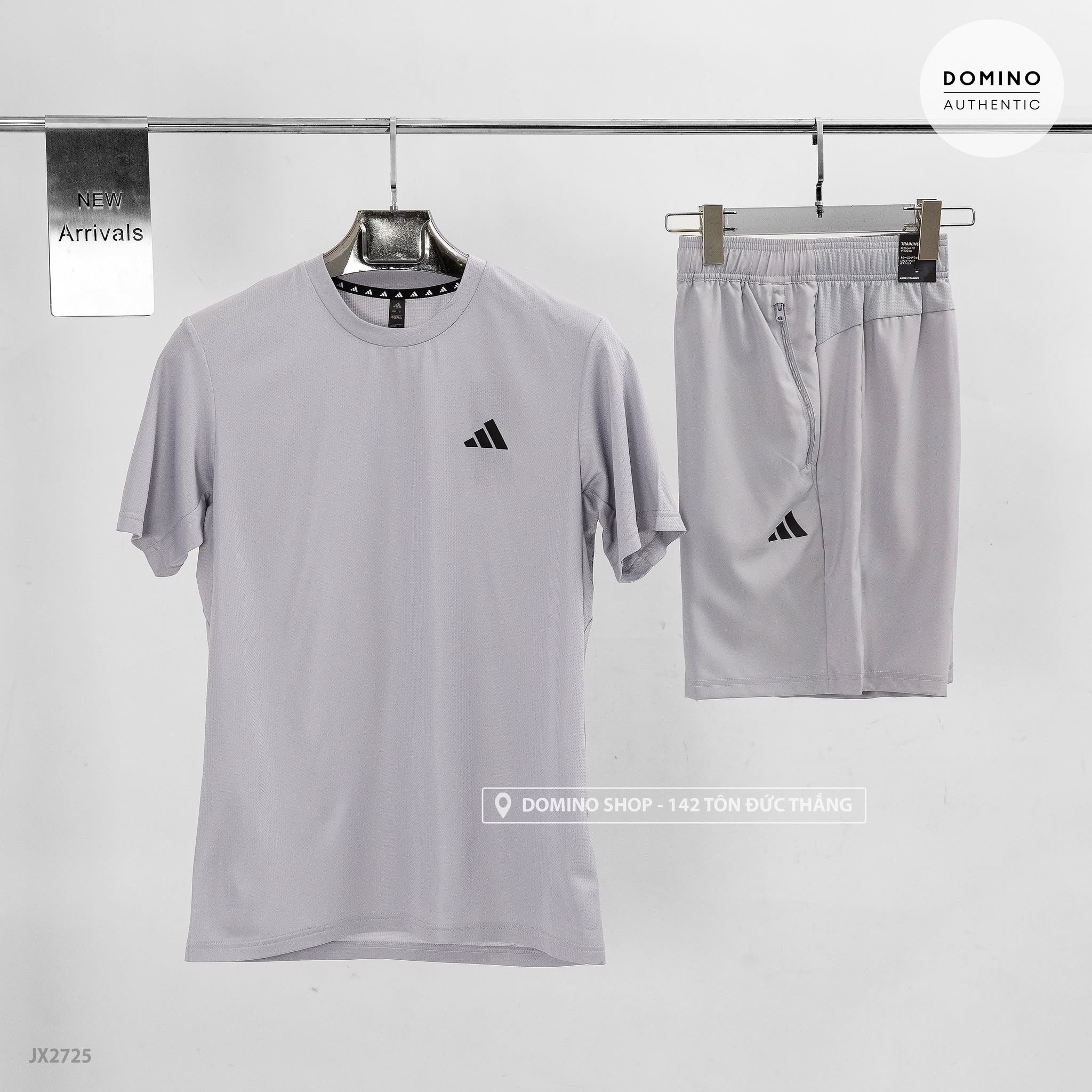 ADIDAS TRAIN ESSENTIALS TRAINING MEN'S 'GRAY' -TÚI KHÓA - JX2716 - JX2725