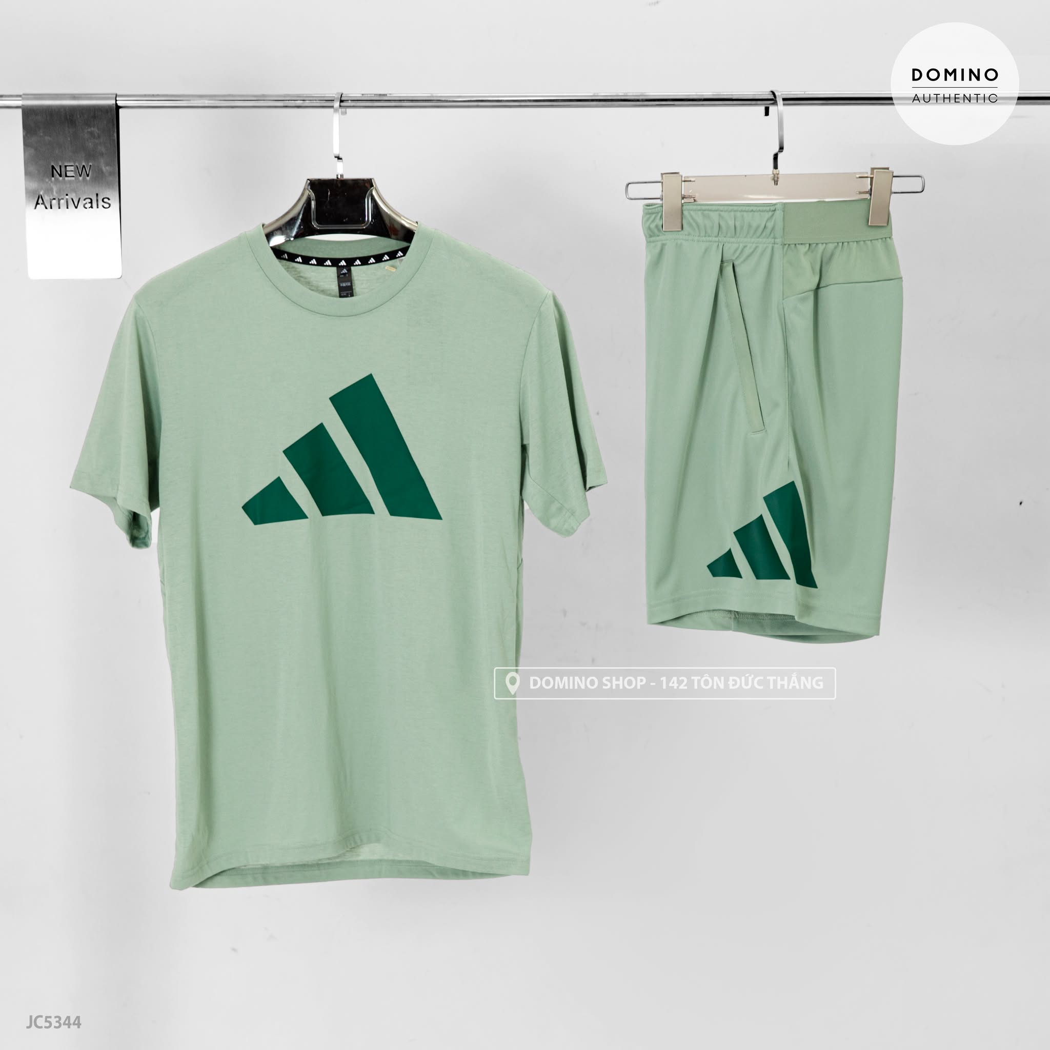 ADIDAS TRAINING ESSENTIALS FEELREADY LOGO 'GREEN', TÚI KHÓA - JD4872 - JC5344