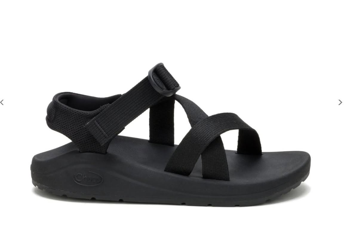 CHACO CUSHZ EXTRA CUSHIONED SANDAL 'BLACK' - JCH00001101