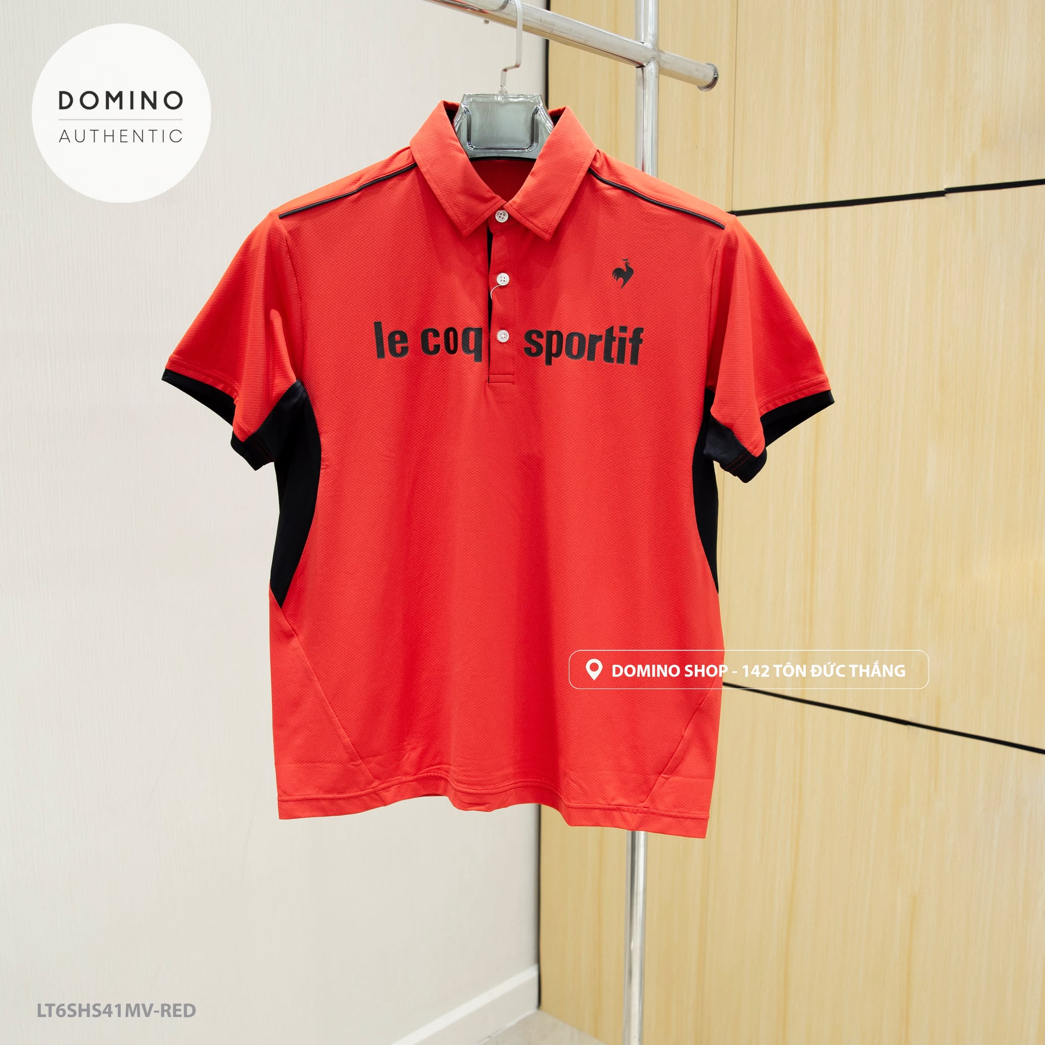 LECOQ - ĐỎ CHỮ ĐEN - LT6SHS41MV-RED