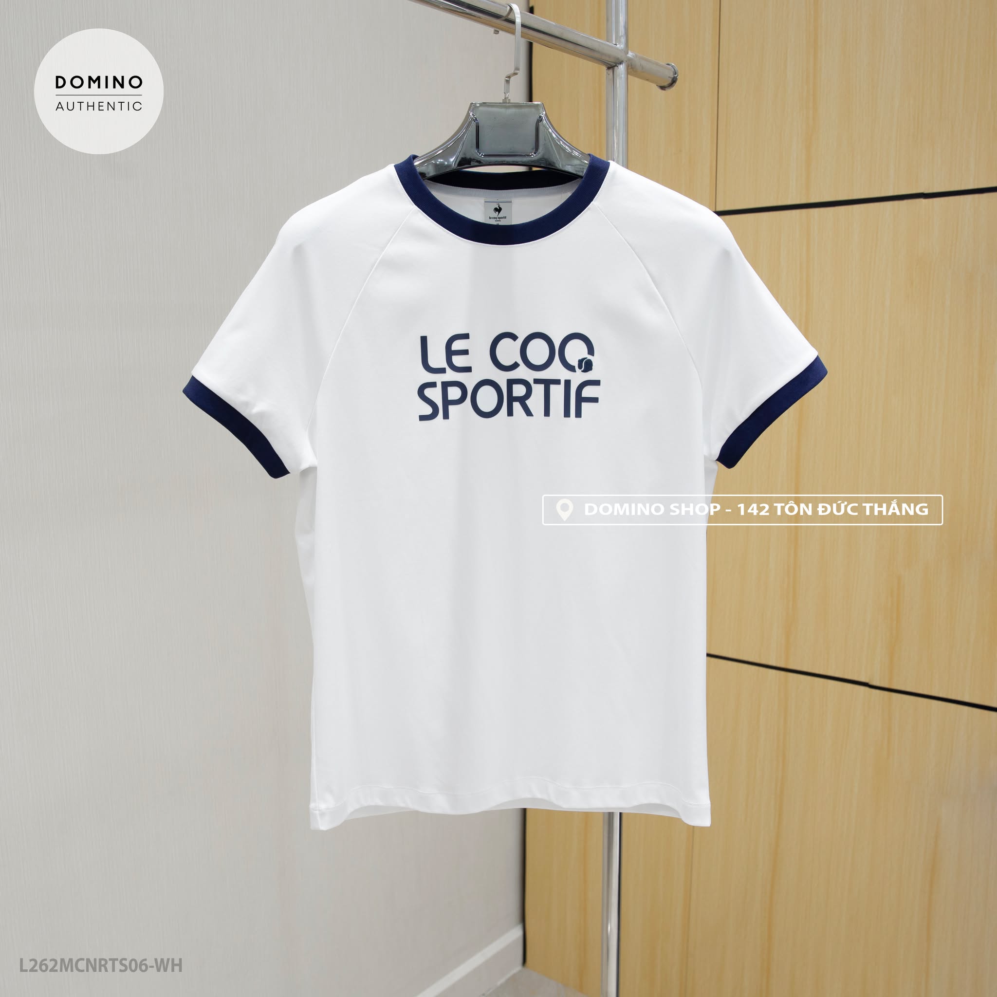 LECOQ - TRẮNG VIỀN ĐEN - L262MCNRTS06-WH