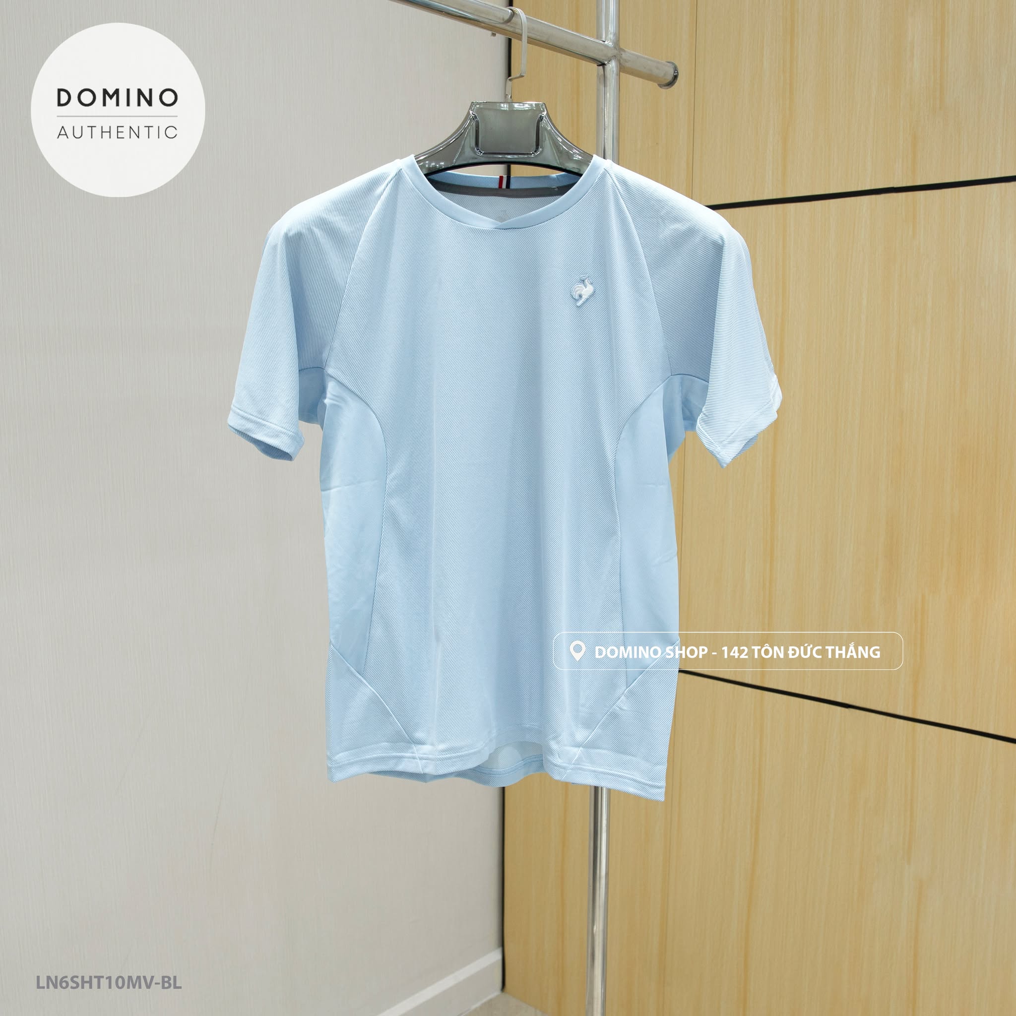 LECOQ - XANH DƯƠNG KẺ NHỎ - LN6SHT10MV-BL