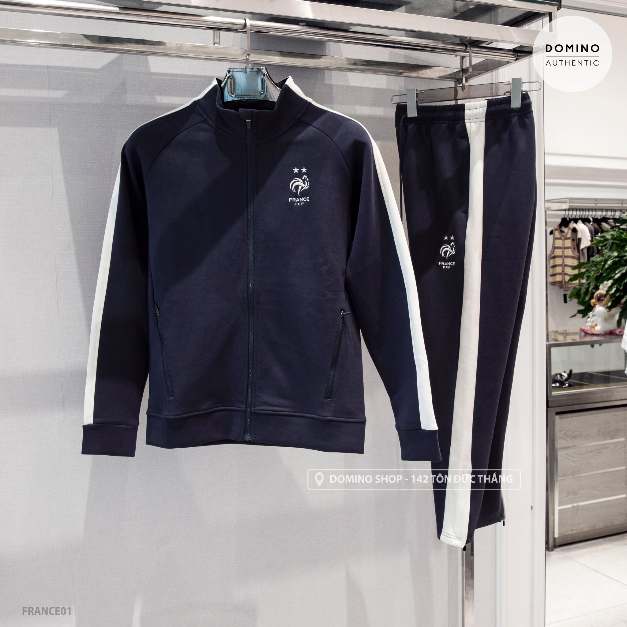 MEN'S OUTFIT FRENCH NATIONAL TEAM FOOTBALL 'NAVY' - FRANCE01