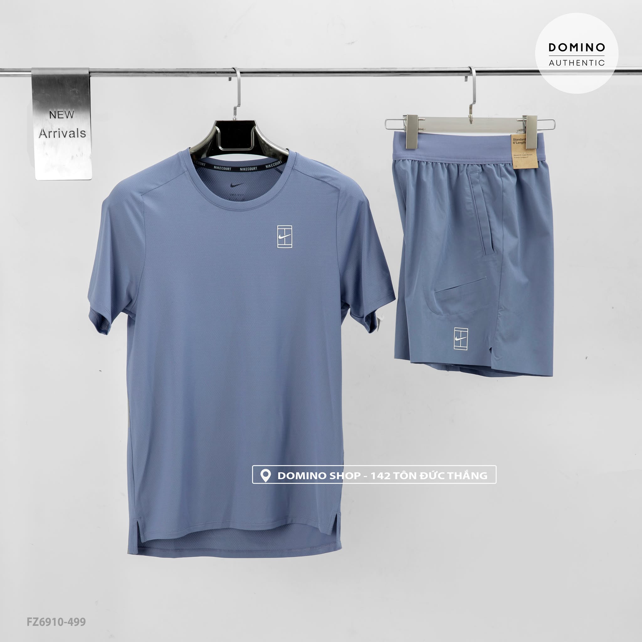 NIKE COURT ADVANTAGE MEN'S DRI-FIT TENNIS SHIRT - FZ6913-499 - FZ6910-499