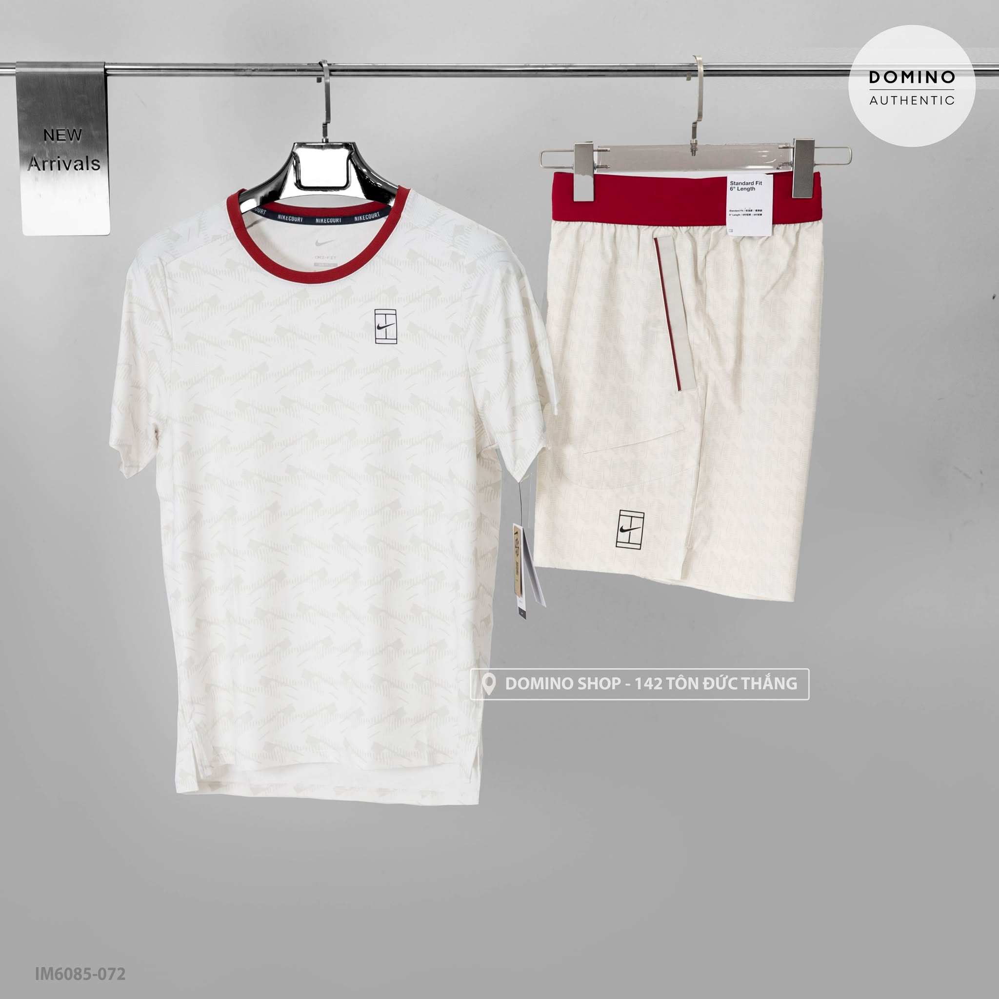 NIKE COURT ADVANTAGE RECYCLED MATERIALS DRI-FIT TENNIS TOP - IM6083-072 - IM6085-072