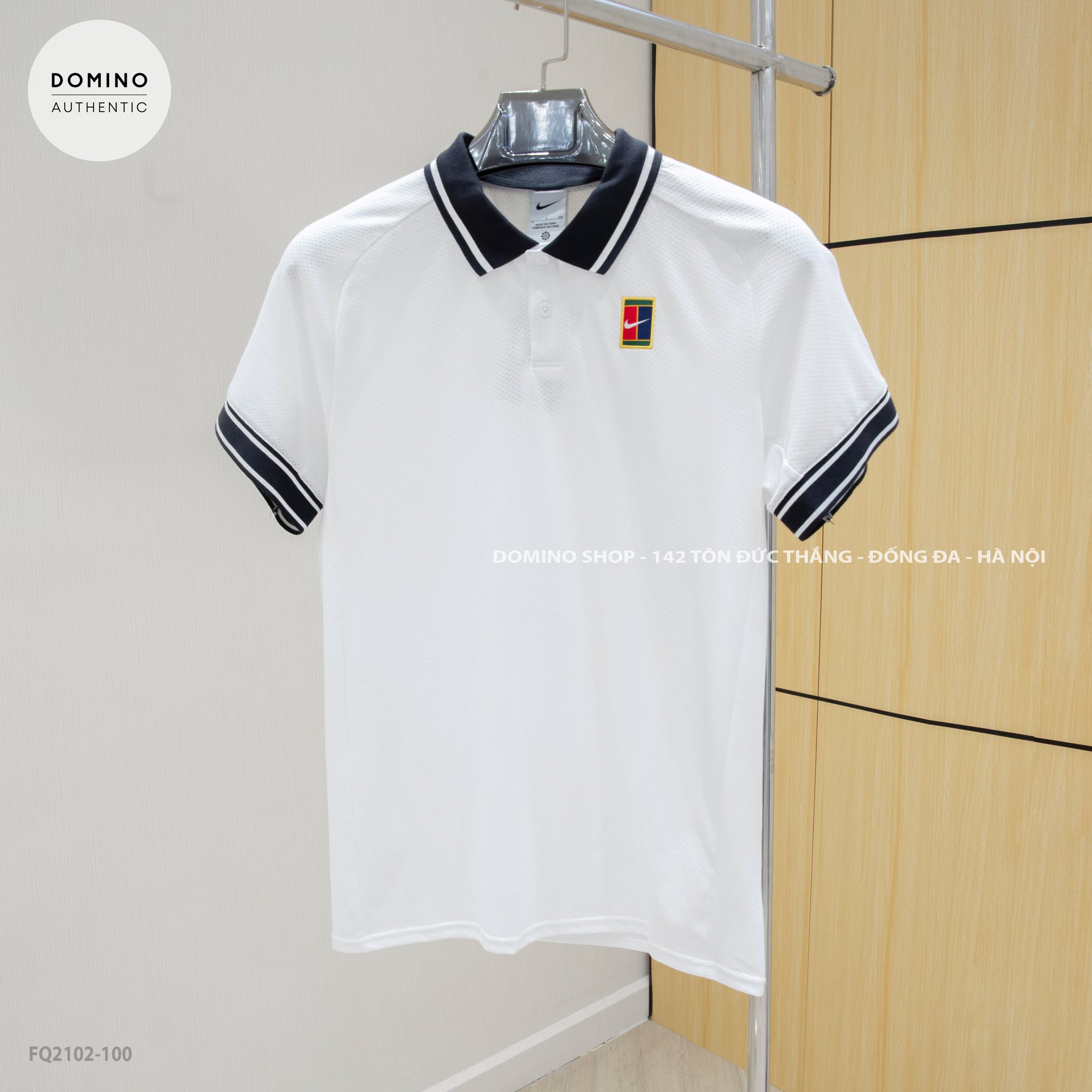 NIKE COURT HERITAGE MEN'S TENNIS POLO - FQ2102-100