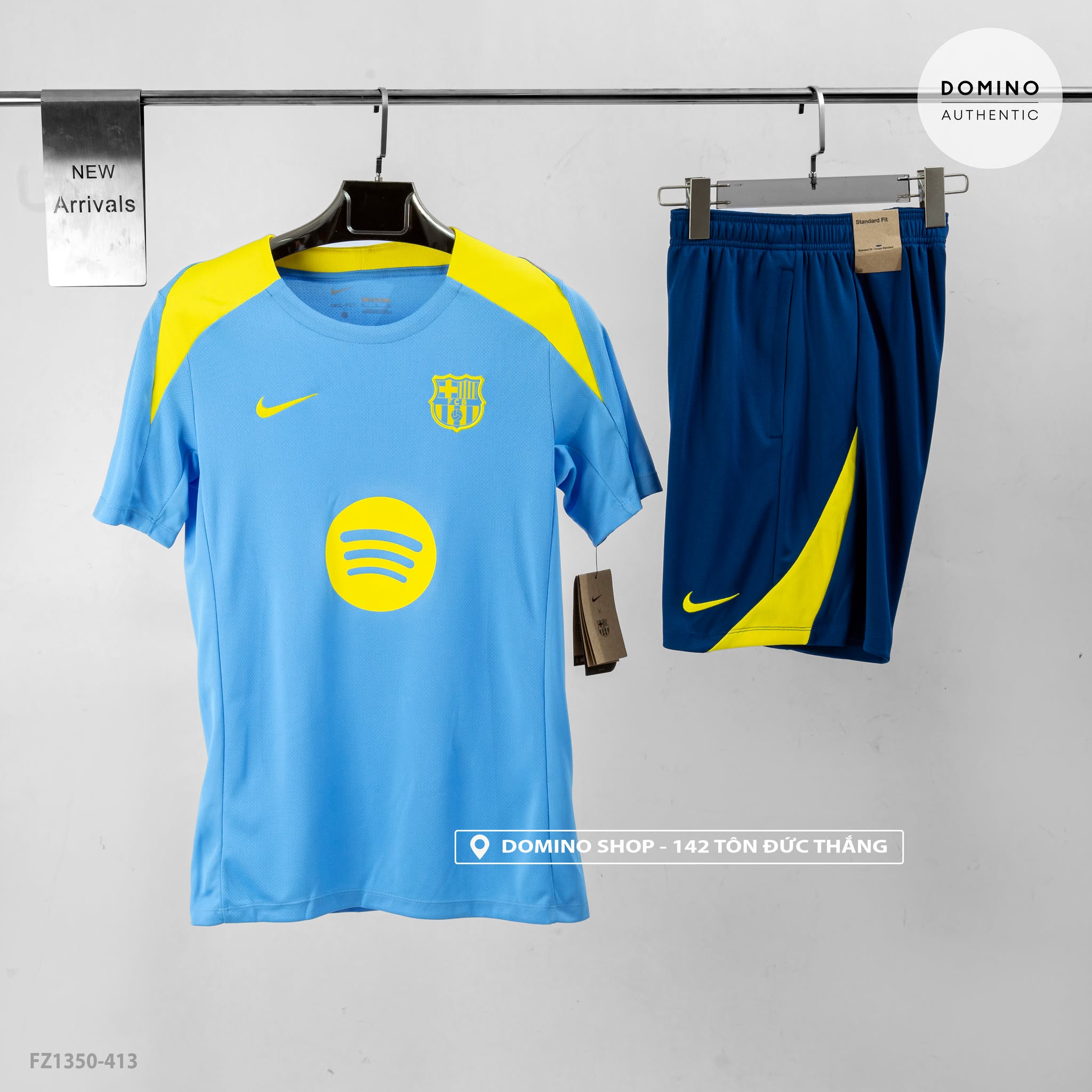 NIKE FC BARCELONA STRIKE MEN'S DRI-FIT SOCCER SHORT SET -TÚI KHOÁ- FZ1350-413 - FZ1348-431