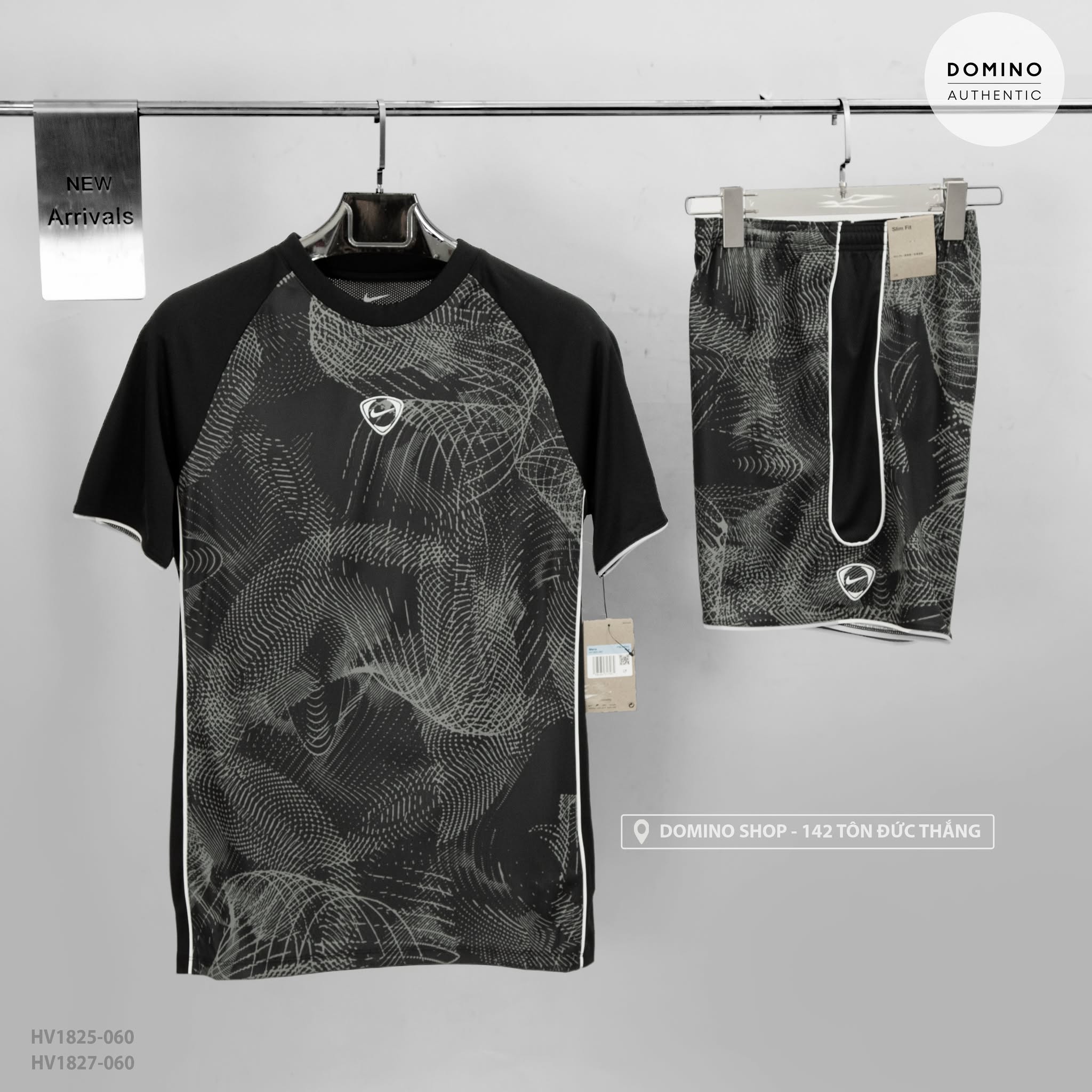 NIKE MEN'S DRI-FIT FOOTBALL KIT 'BLACK' TÚI KHÓA - HV1827-060 - HV1825-060