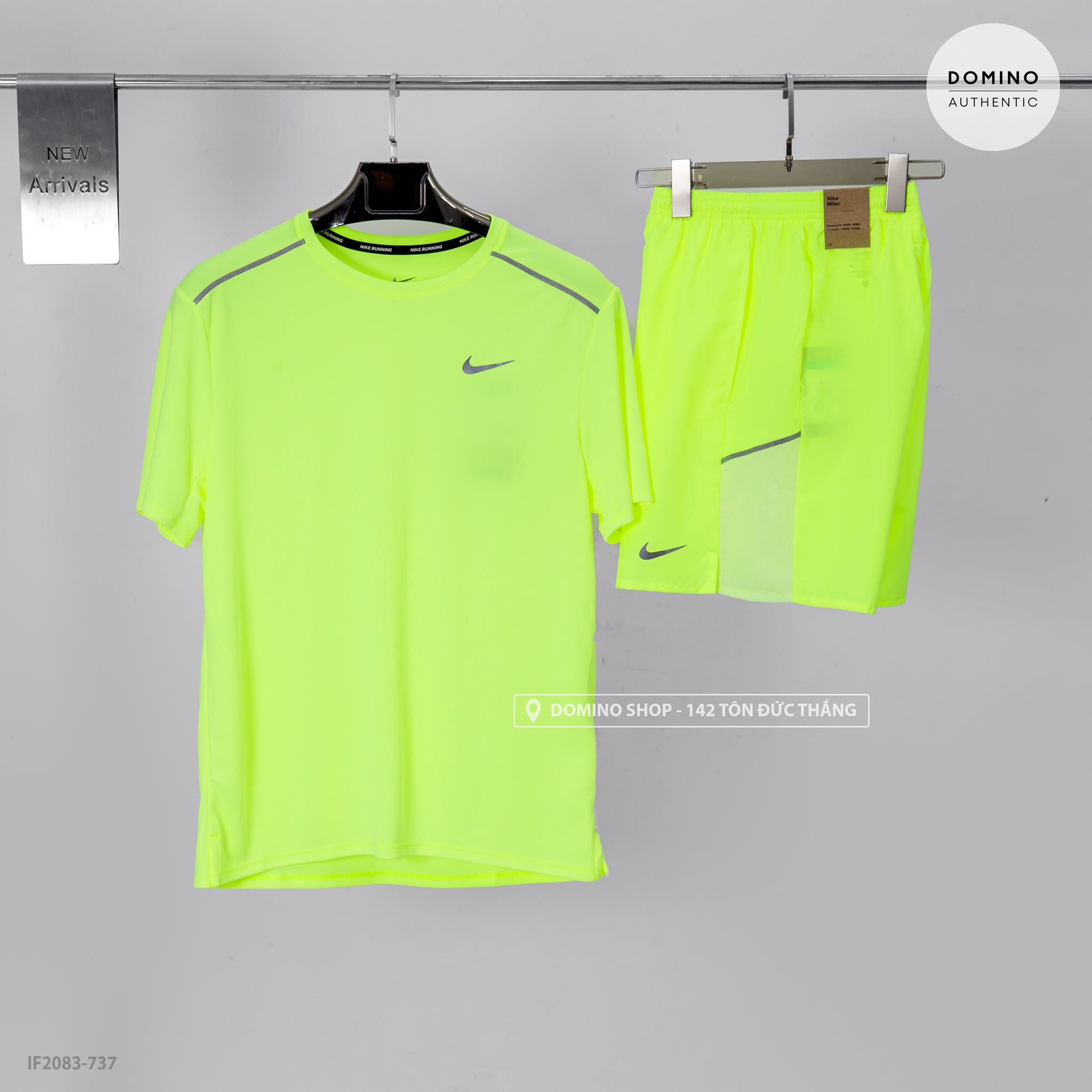 NIKE MEN'S RUNNING DRI-FIT UV MILER SHORT-SLEEVE 'GREEN' - IF2057-737 - IF2083-737