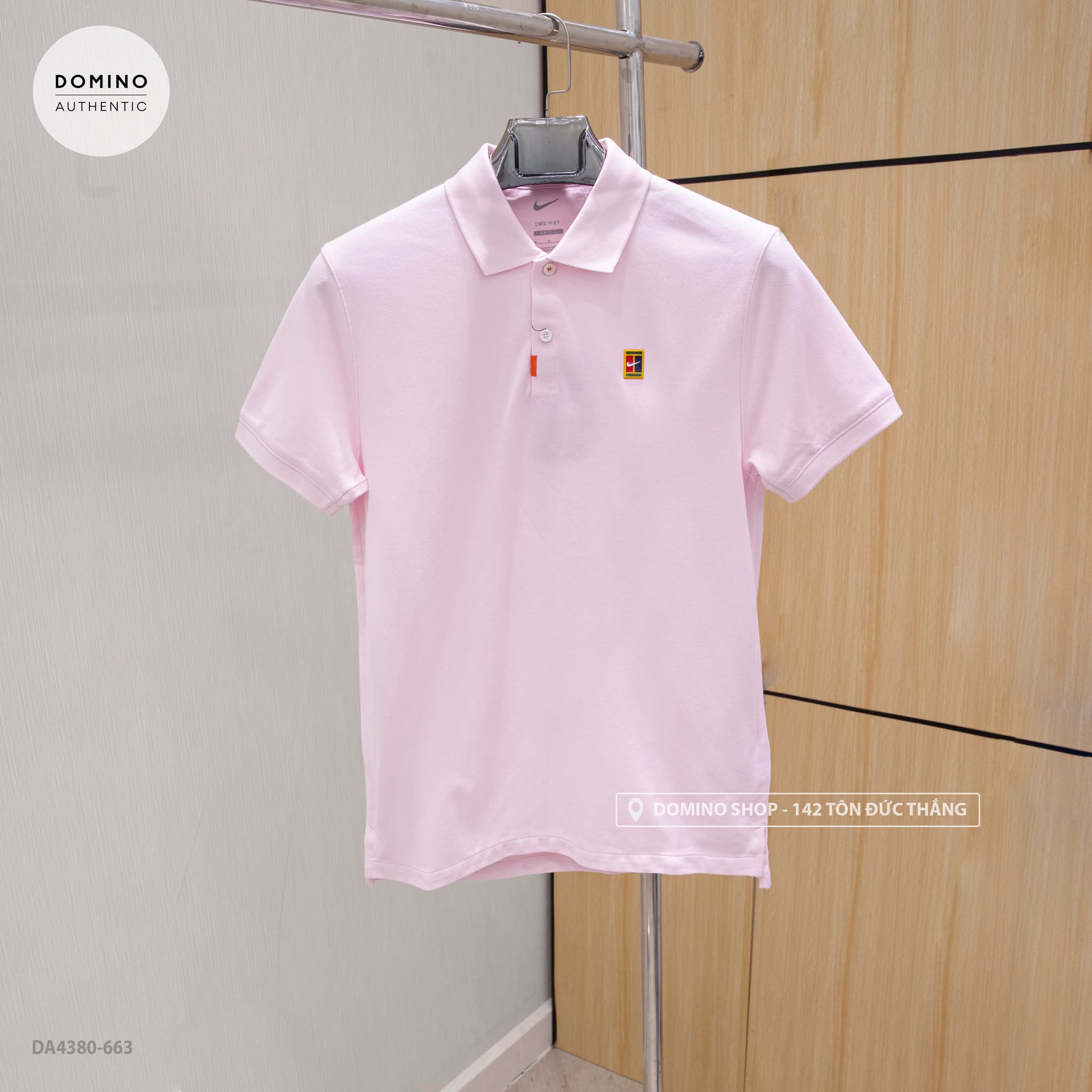NIKE MEN'S SLIM-FIT POLO SHIRT 'PINK' - DA4380-663