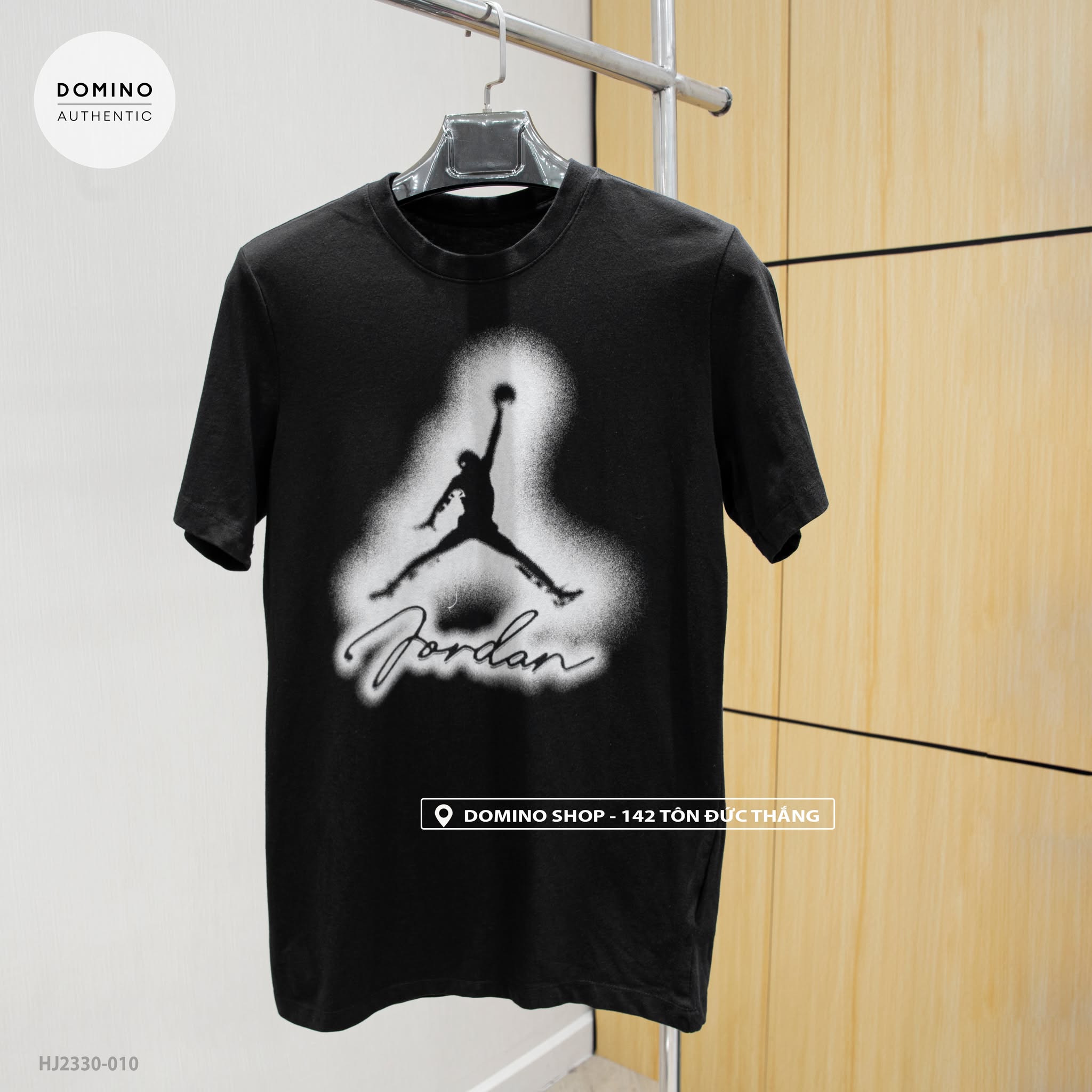 NIKE MEN'S SPORTS T-SHIRT JORDAN FLIGHT MVP ' BLACK ' - HJ2330-010