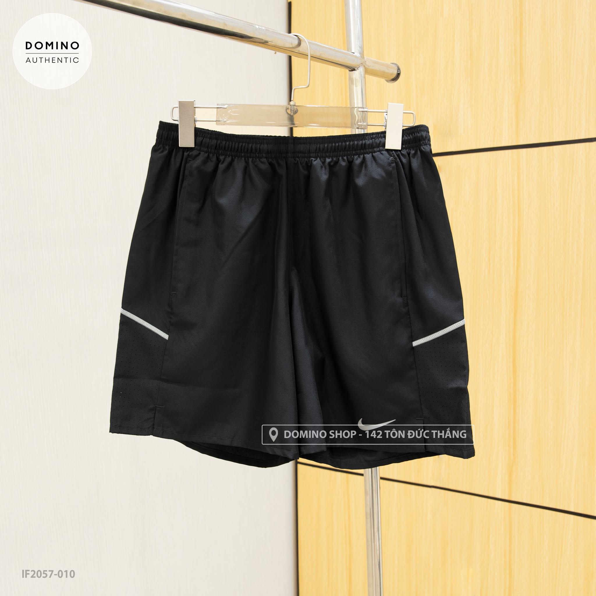 NIKE MILER DRI-FIT 18CM UNLINED RUNNING SHORTS MEN'S 'BLACK' - IF2057-010