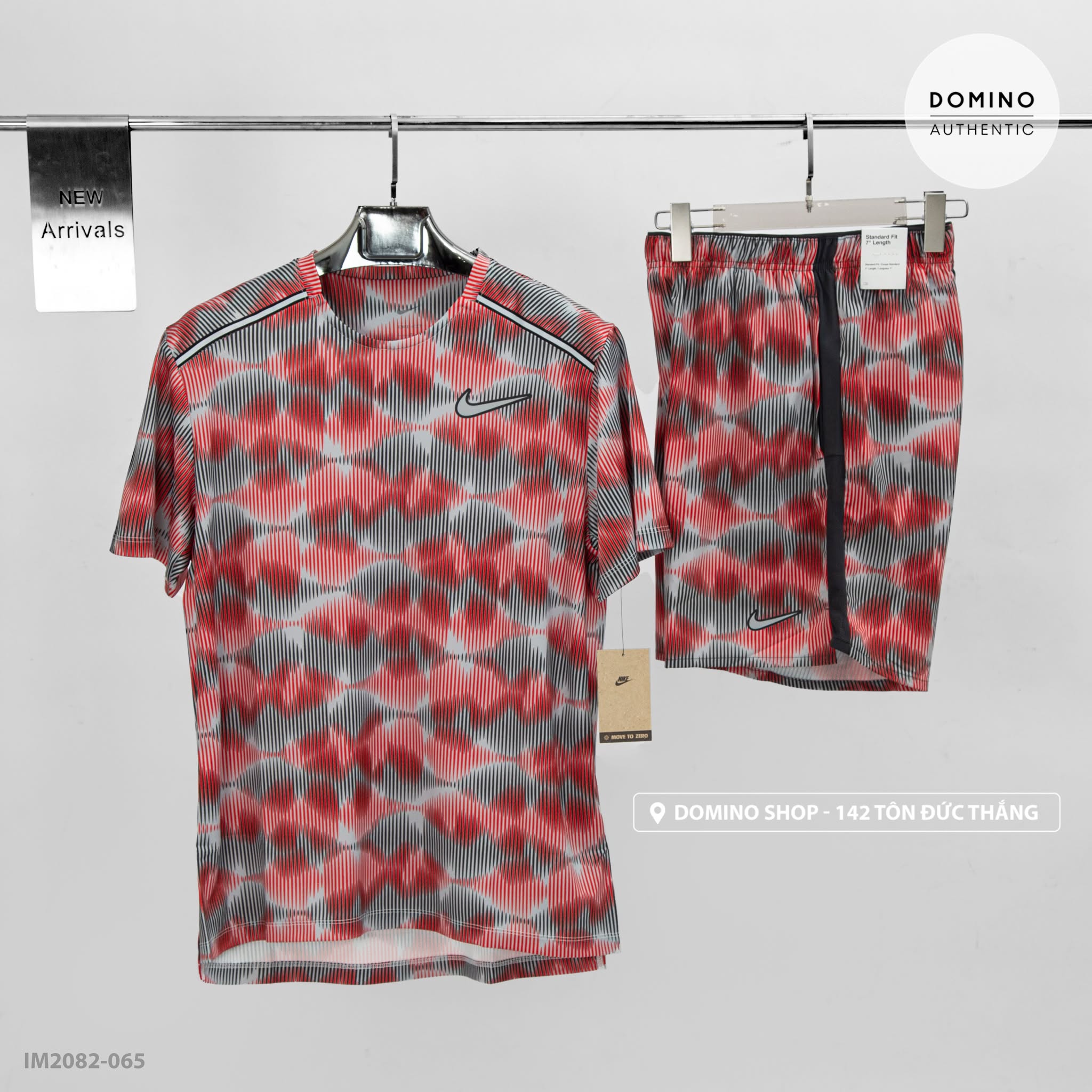 NIKE MILER FESTIVAL SOUNDWAVE RED - IM2083-065 - IM2082-065