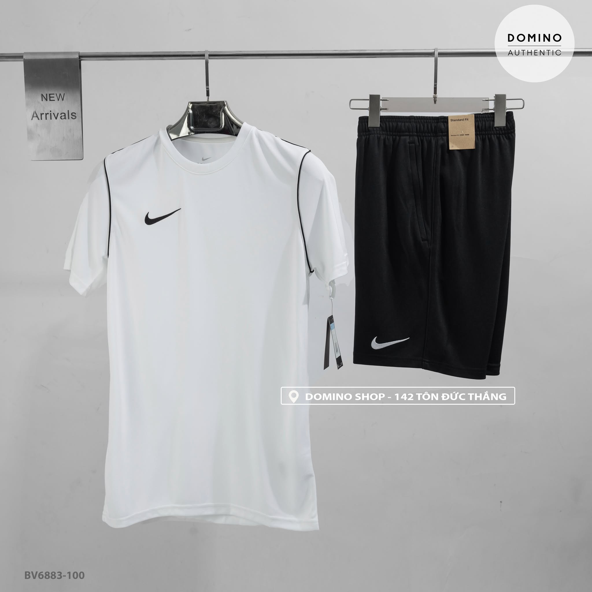NIKE T-SHIRT PARK 20 AND DRI-FIT PARK FOOTBALL - CW6152-010 - BV6883-100