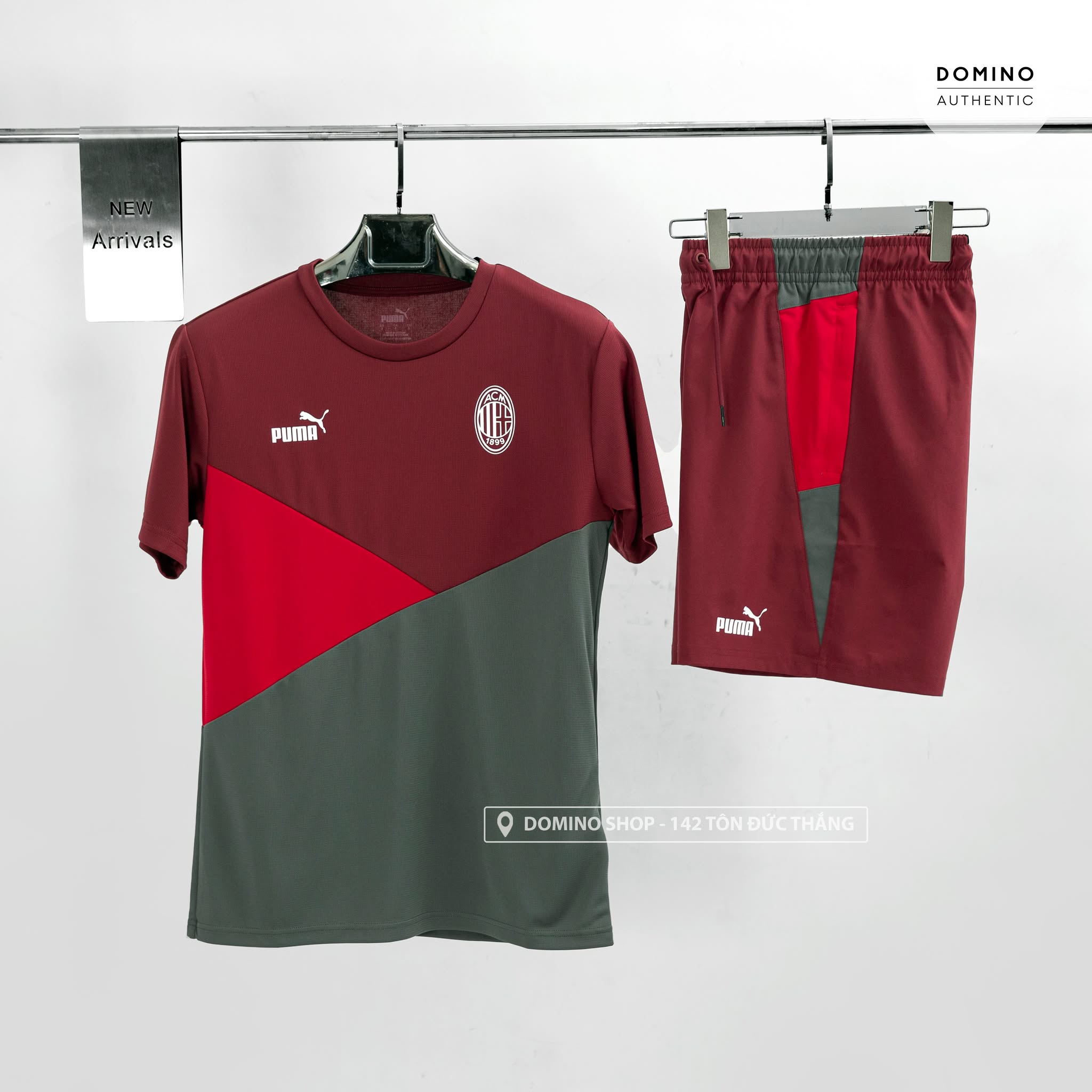 PUMA AC MILAN REGAL RED-FAST RED-DARK GRAY -TÚI KHOÁ- 777111-01 - 777115-01