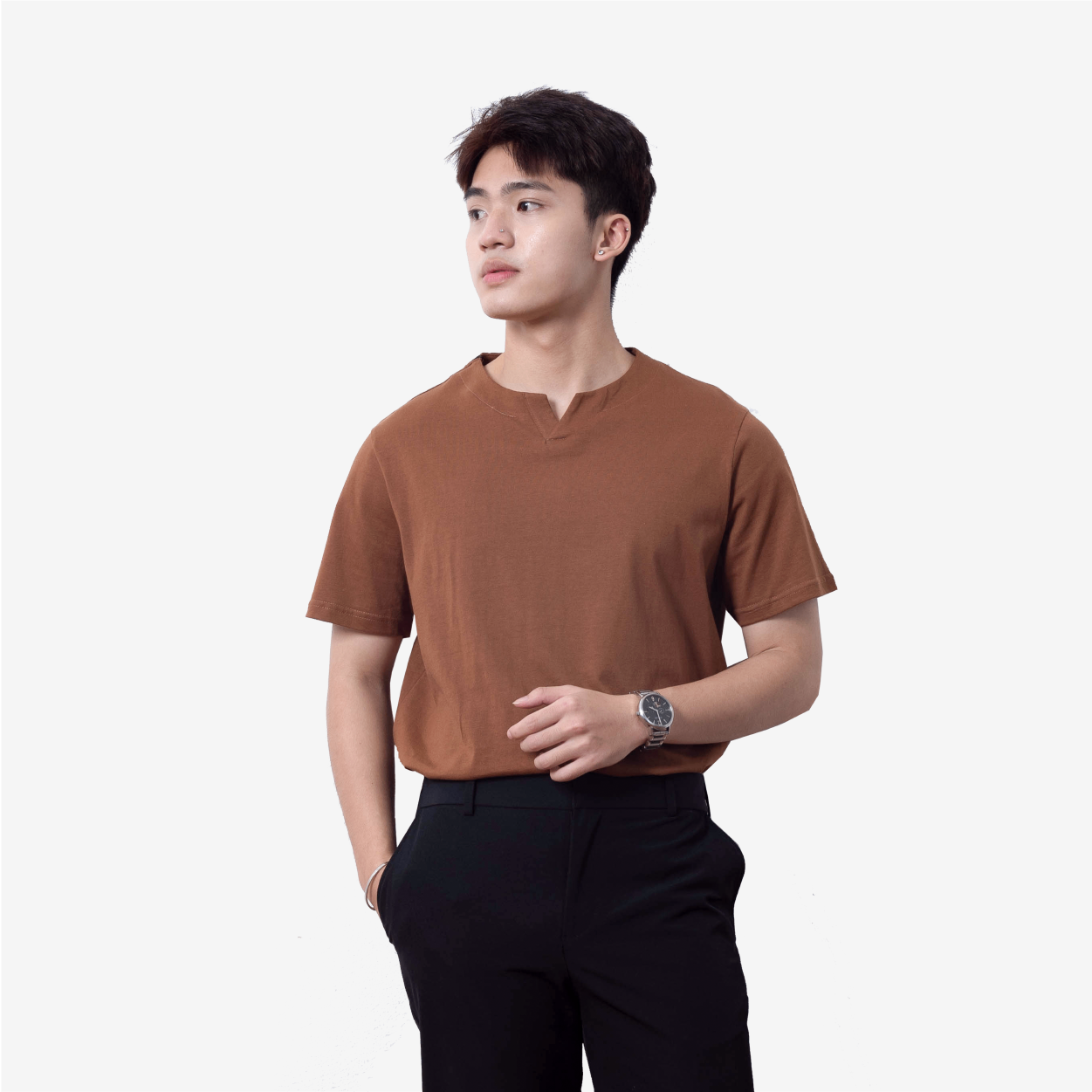 Áo Thun Cổ V AiryCott  Regular Fit