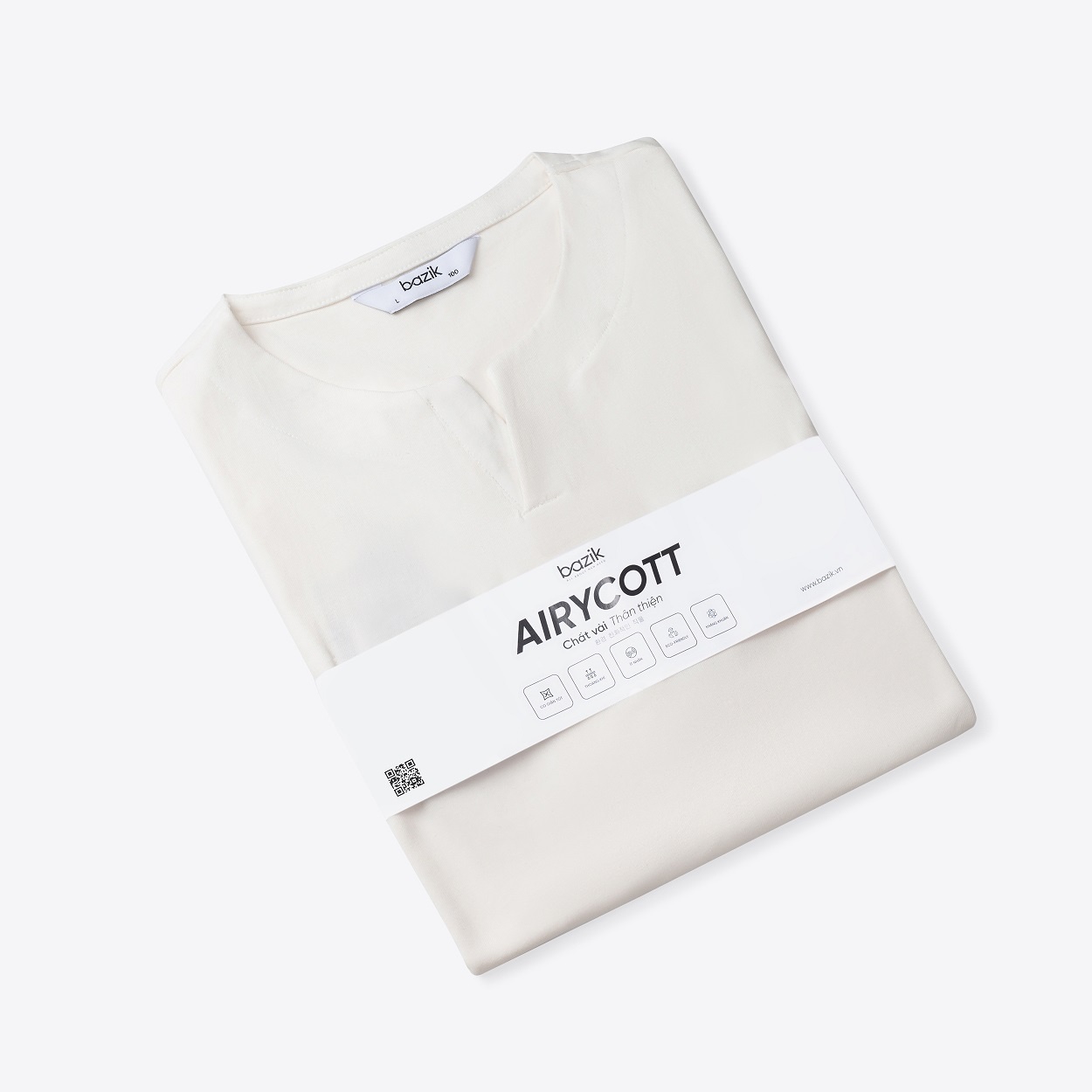 Áo Thun Cổ V AiryCott  Regular Fit