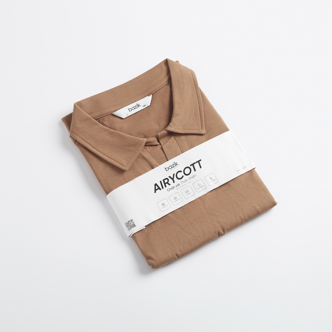 Polo Cổ V AiryCott Regular Fit