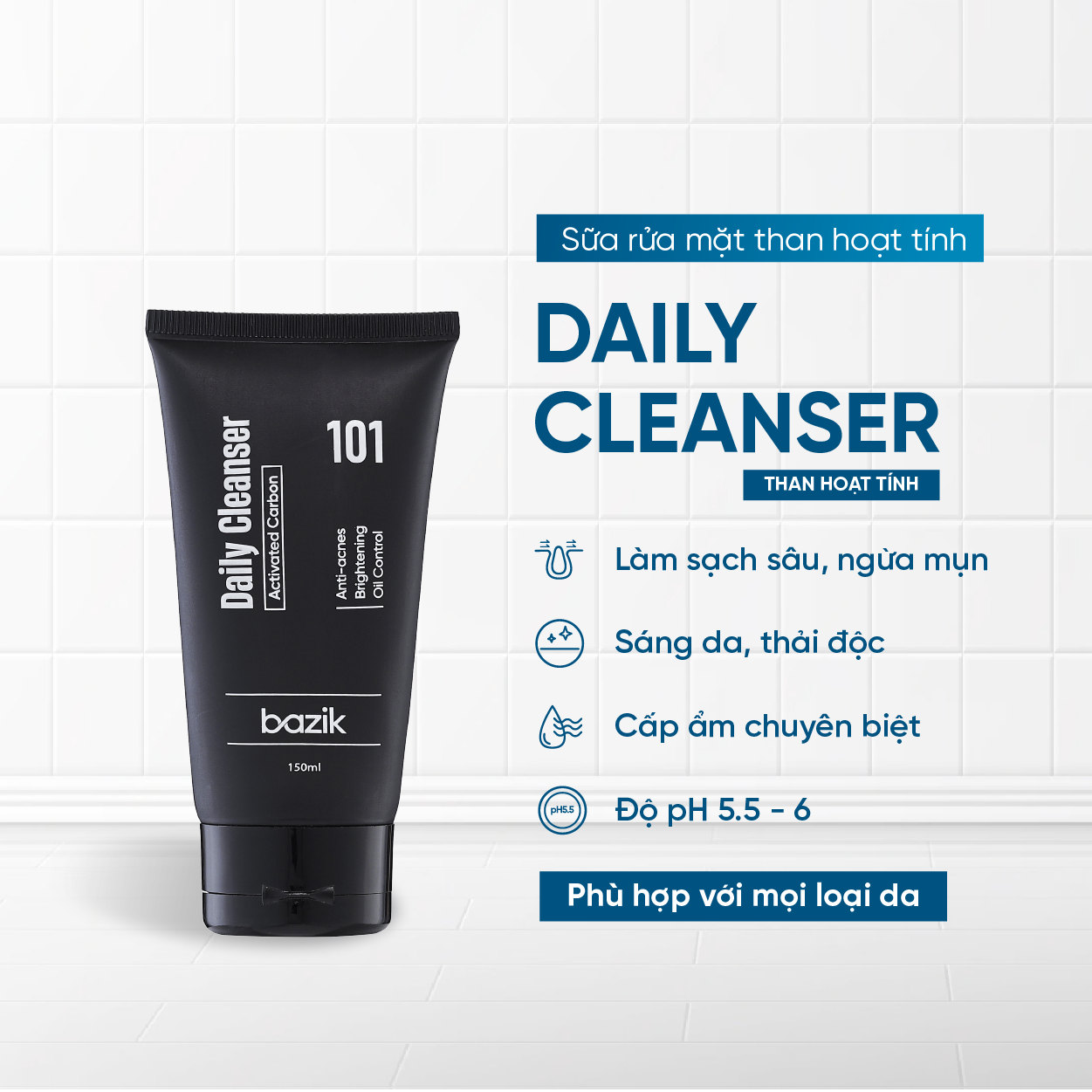 Sữa rửa mặt Daily Cleanser 101 - 150ml