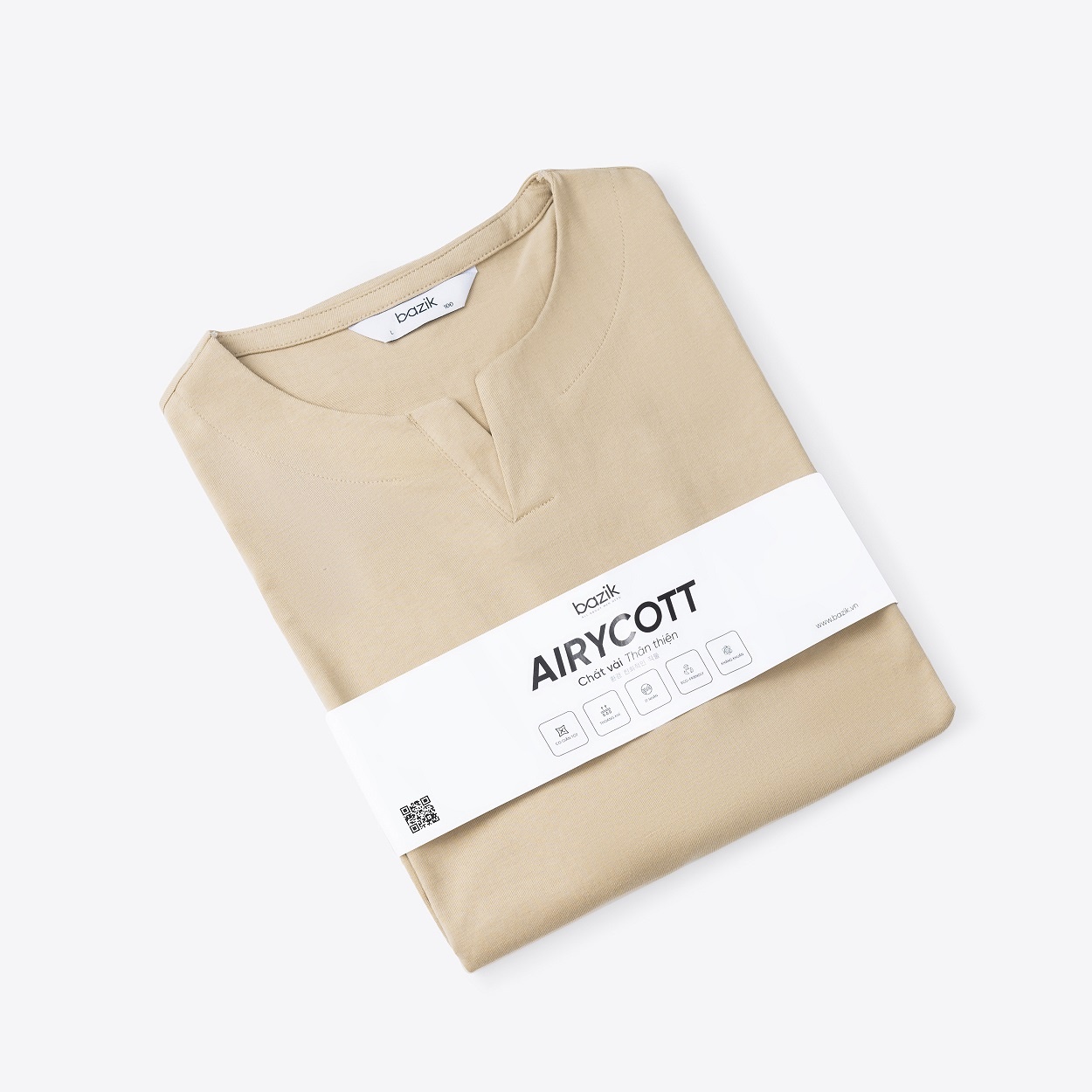 Áo Thun Cổ V AiryCott  Regular Fit